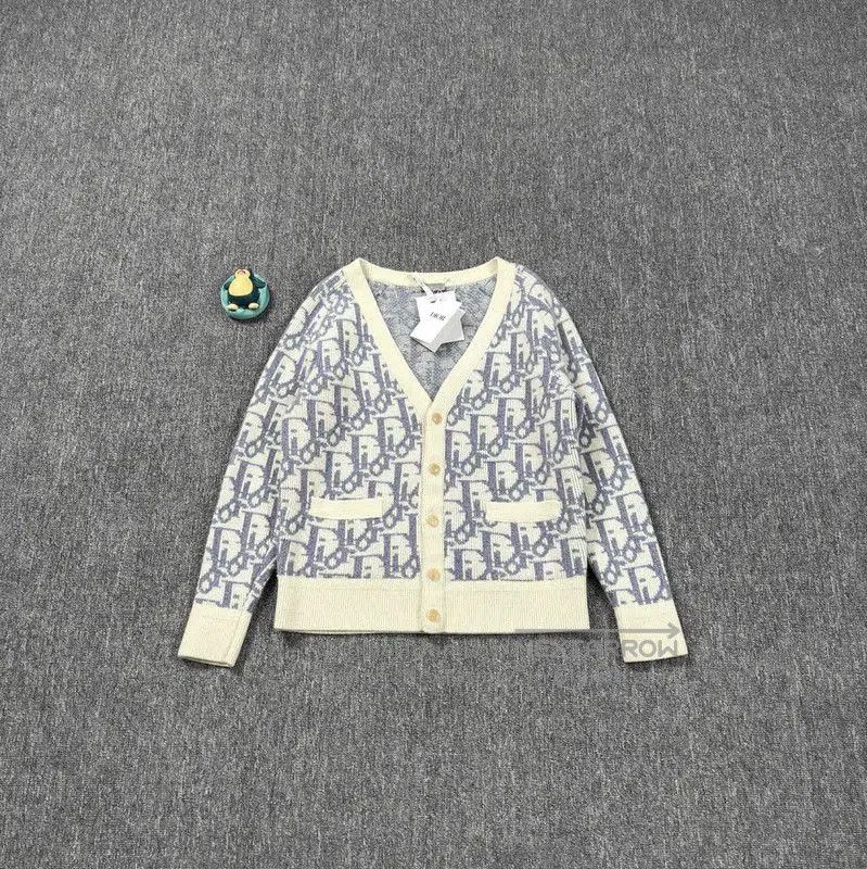 Dior Dior Men's Blue Cotton Cardigan . Size US M / EU 48-50 / 2 - 1 Thumbnail