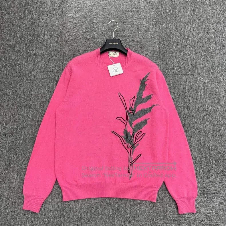 Hermes Hermes Jacquard Cashmere Knit Sweater Size US XL / EU 56 / 4 - 1 Thumbnail