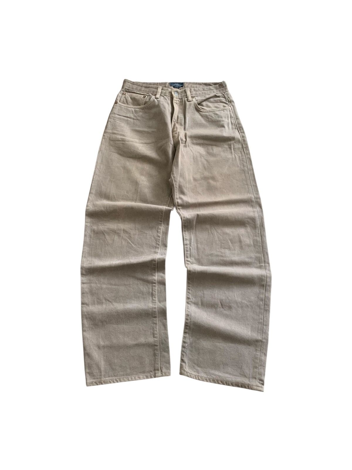 Japanese Brand Outstanding & Co Reguler Wide Baggy Jeans Size US 30 / EU 46 - 7 Thumbnail