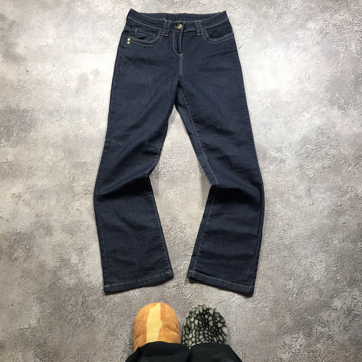 Japanese Brand vintage Faded Jeans japan distressed denim spring pants 90s Size 28" / US 6 / IT 42 - 2 Thumbnail