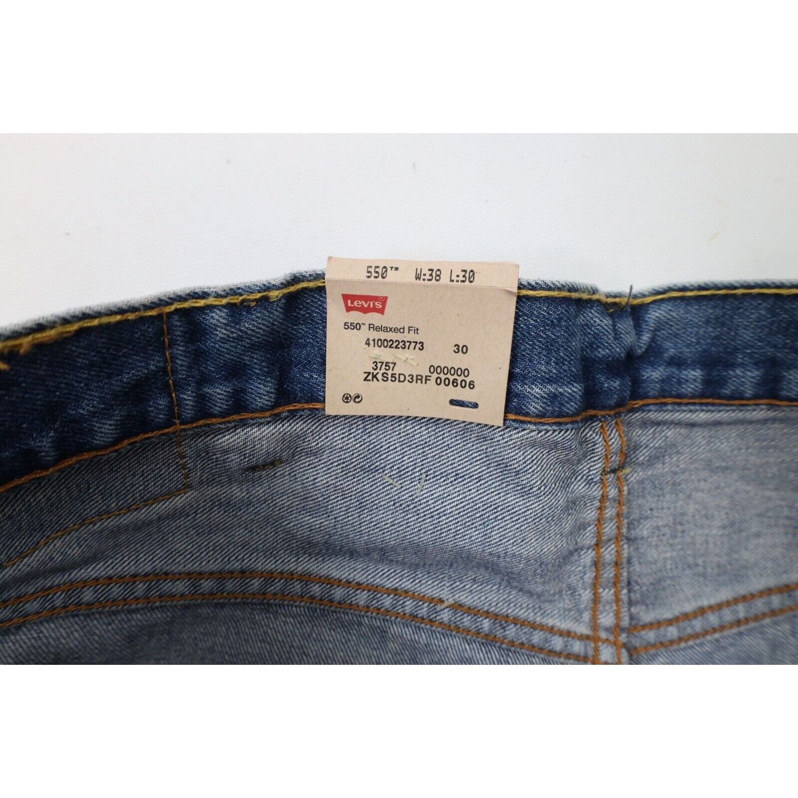 Levi's × Vintage Deadstock Vintage Y2K Levis 550 Relaxed Fit Tapered Jeans Size US 38 / EU 54 - 6 Thumbnail