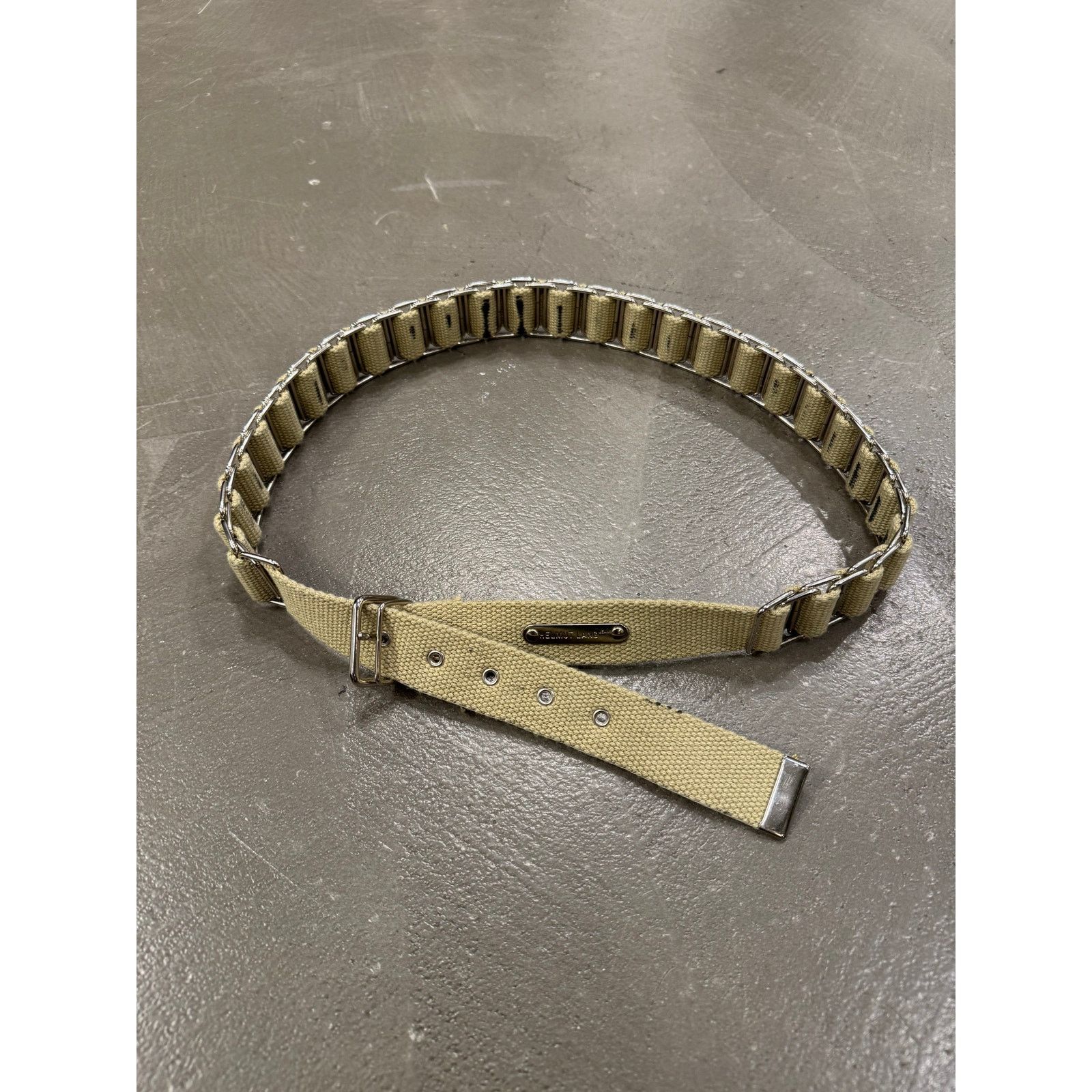 1998 Helmut Lang military chain belt