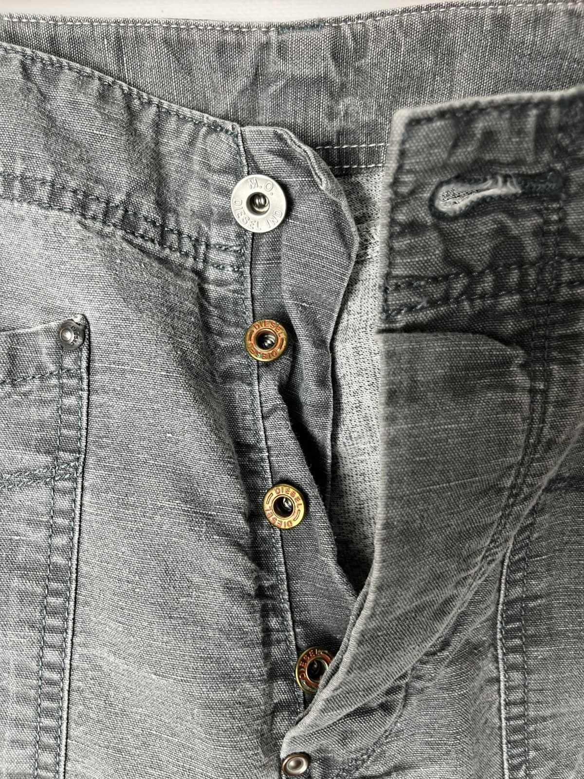 Diesel RARE Vintage 2000’s Diesel Cotton-Linen Jeans Size US 33 - 5 Thumbnail