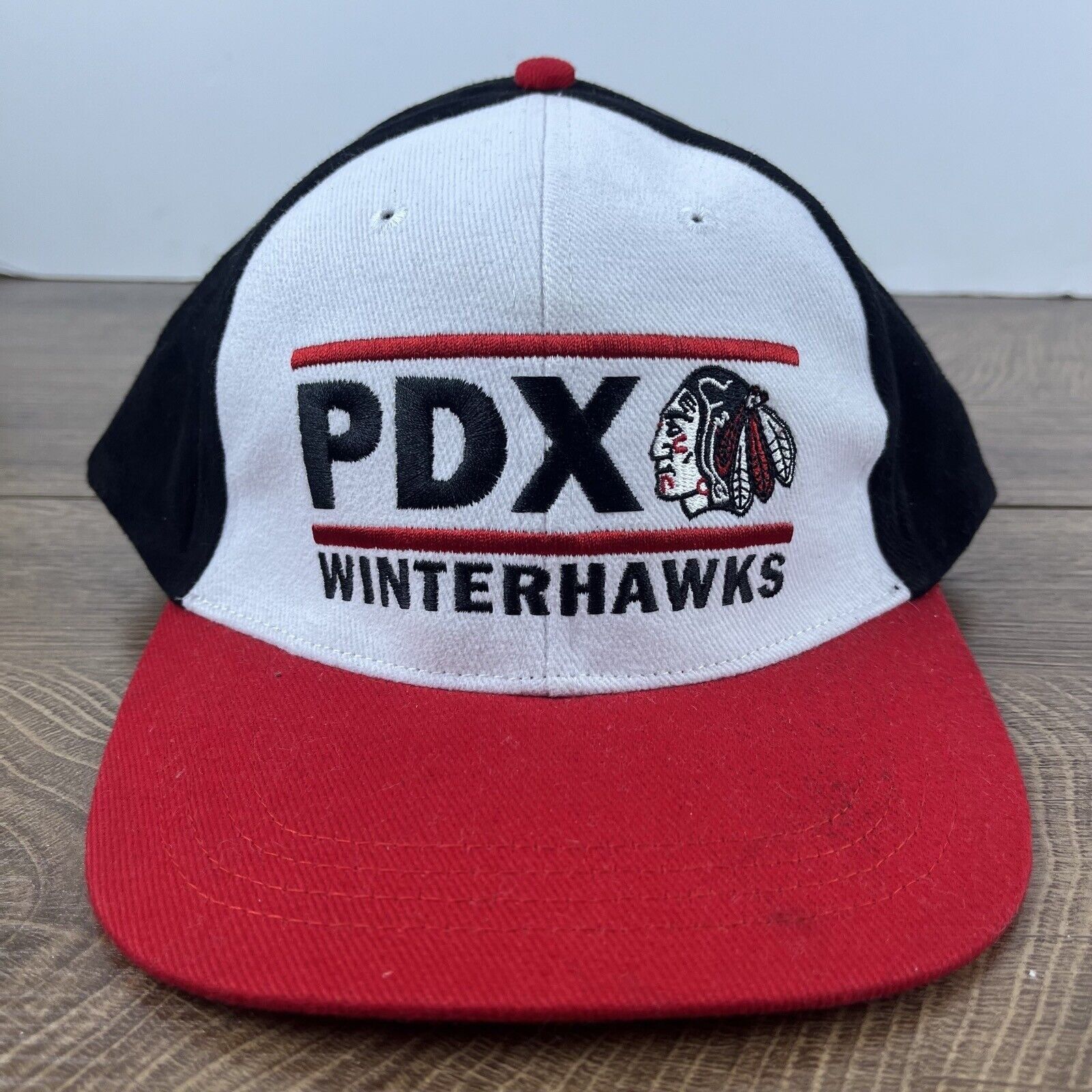 Other PDX Winterhawks Hat Portland Snapback White Cap Adjustable W Size ONE SIZE - 2 Thumbnail