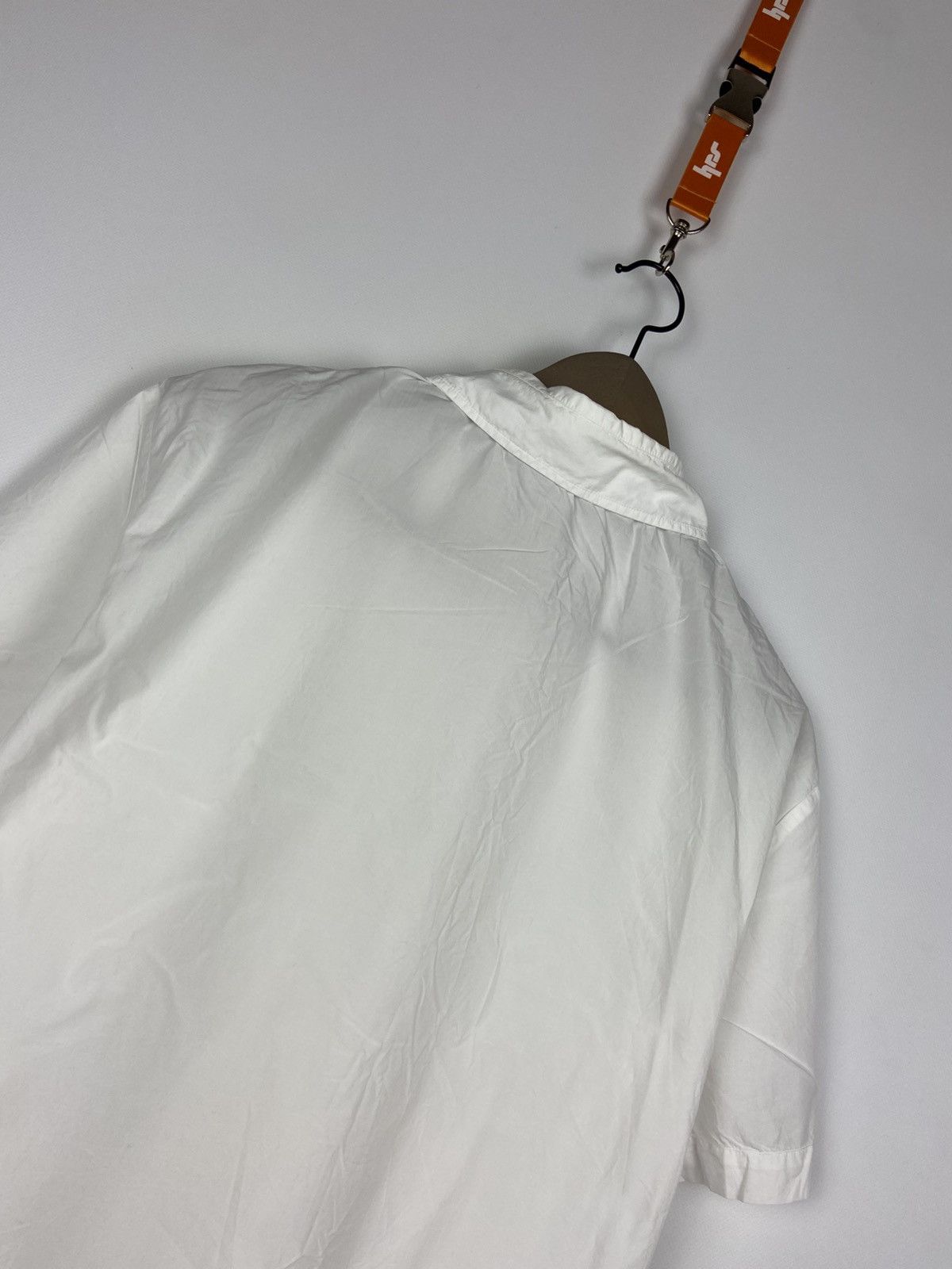 John Galliano Galliano Womens Collared White Button Shirt Logo Luxury Size XS / US 0-2 / IT 36-38 - 17 Thumbnail