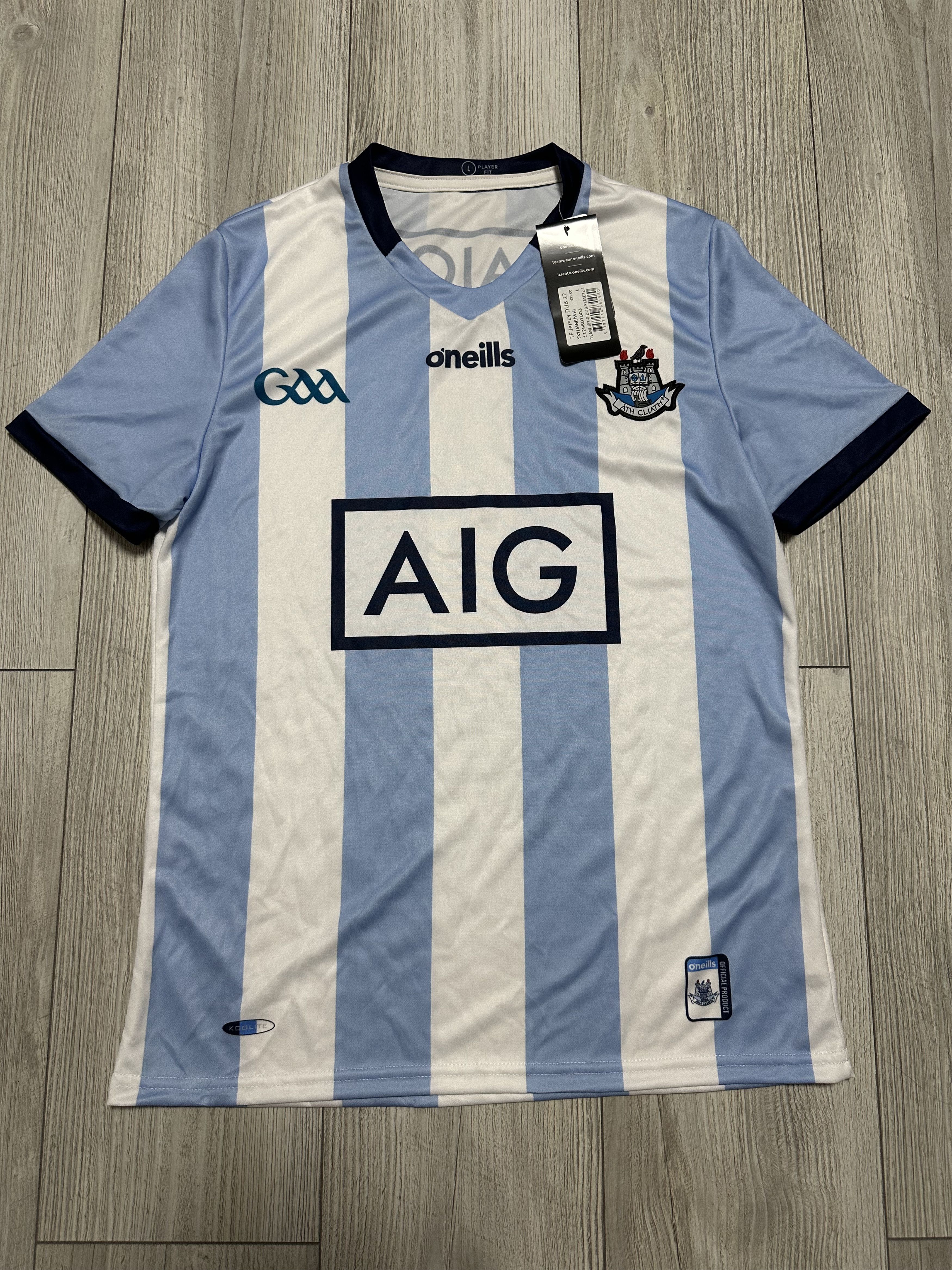 O'Neill New Dublin GAA O’Neills Jersey Mens Gaelic Football Shirt L Size US L / EU 52-54 / 3 - 1 Thumbnail