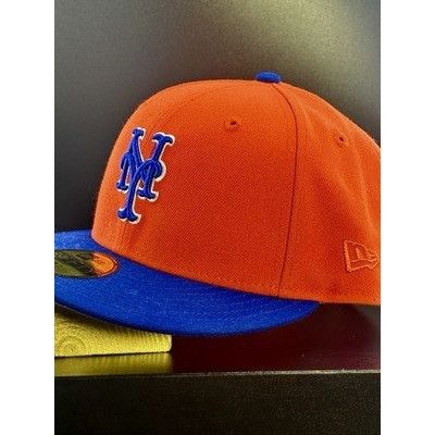 New Era New York Mets 59FIFTY Hat Club 40th Anniversary Patch Red Bl Size ONE SIZE - 4 Thumbnail