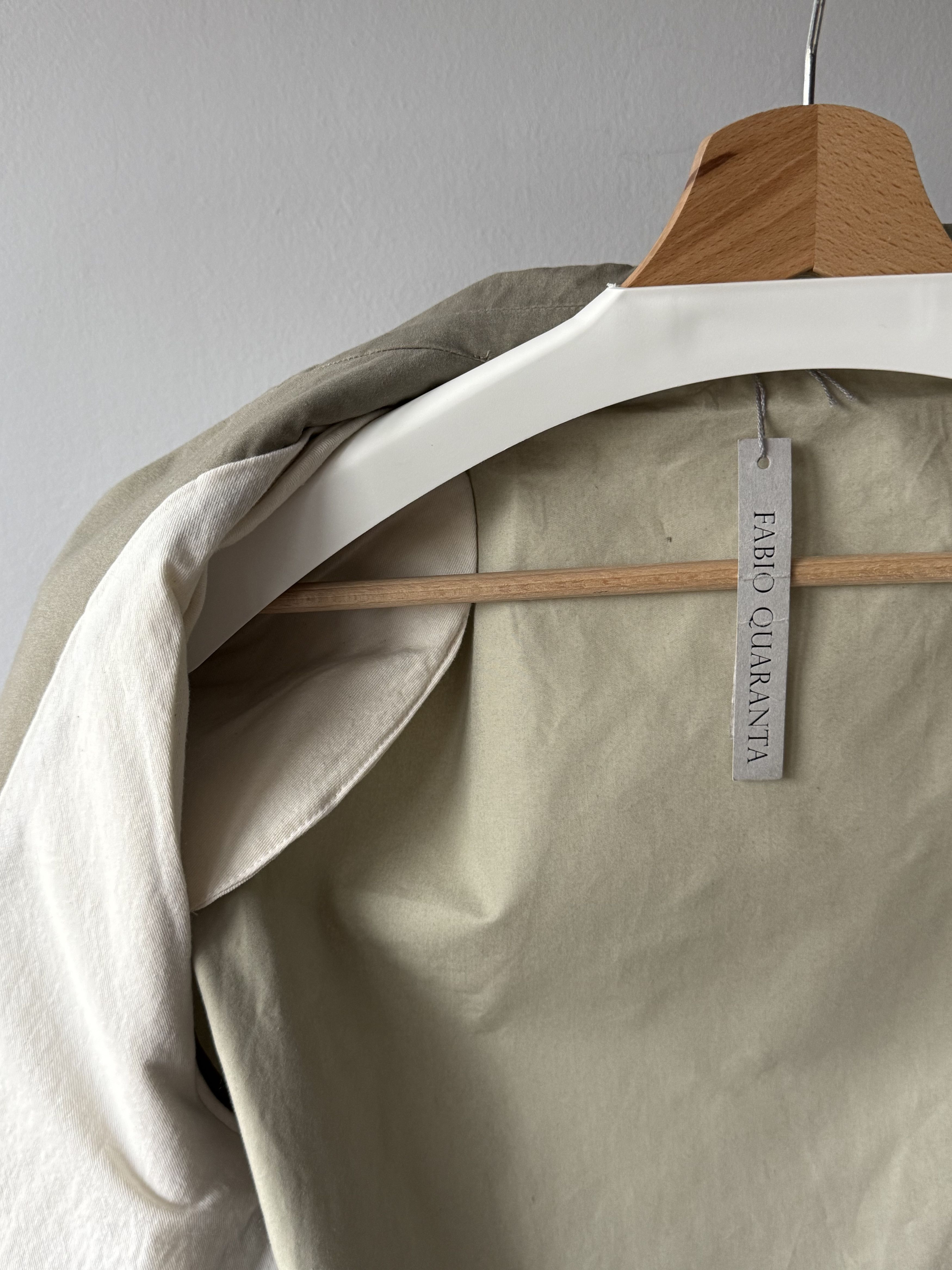 FABIO QUARANTA Fabio Quaranta Unlined Classic Cotton Blazer Jacket Rare Size 48R - 14 Thumbnail