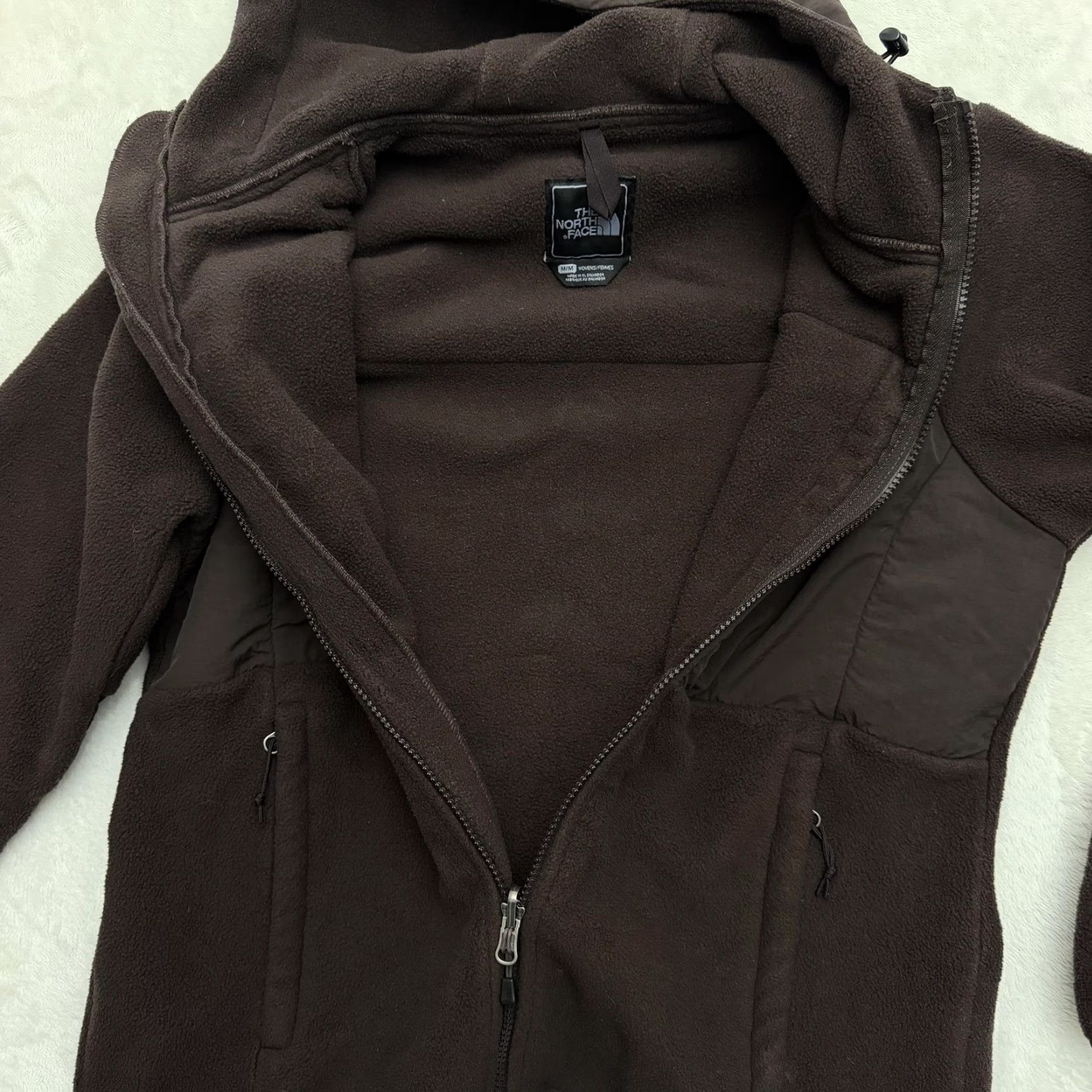 The North Face The North Face Jacket Womens Medium Brown Polartec Fleece Hooded Full Zip Warm Size M / US 6-8 / IT 42-44 - 7 Thumbnail