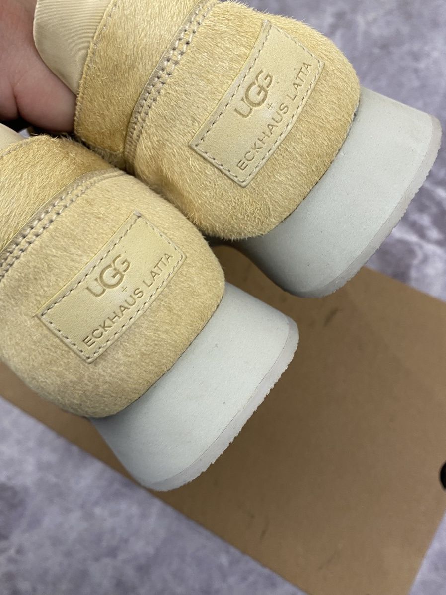 Eckhaus Latta Ugg X Eghaus Latta Square Toe Fur Low Top Sneakers 10.5 Size US 11.5 / EU 44-45 - 5 Thumbnail