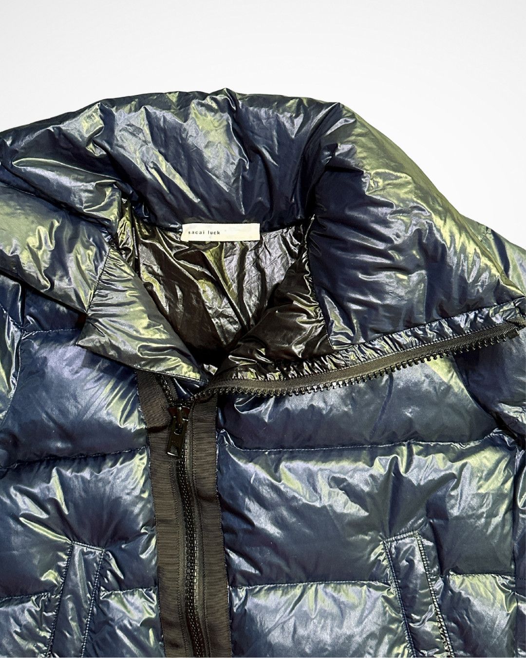 Sacai Sacai Luck Pre-AW15 Asymmetric Down Puffer Jacket Size US M / EU 48-50 / 2 - 3 Thumbnail