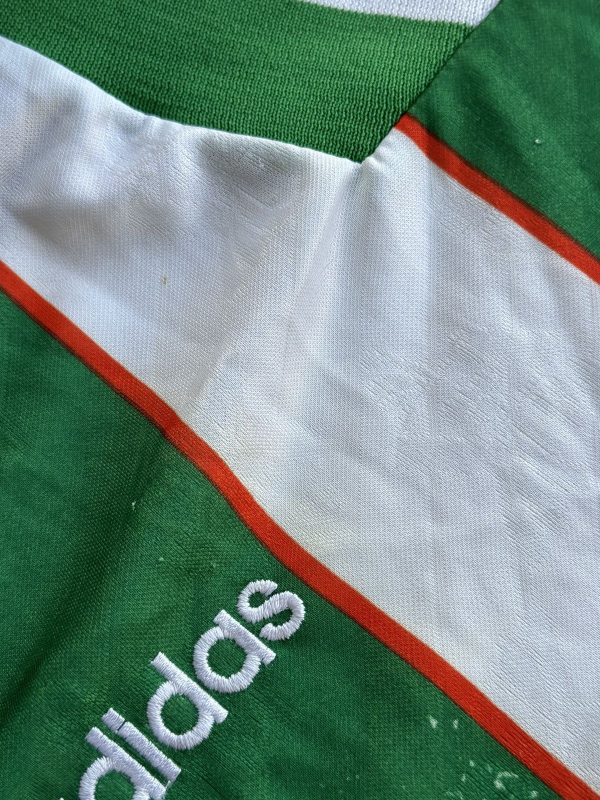 Adidas Republic Of Ireland 1994 Away Football Jersey T-Shirt Size US L / EU 52-54 / 3 - 18 Thumbnail