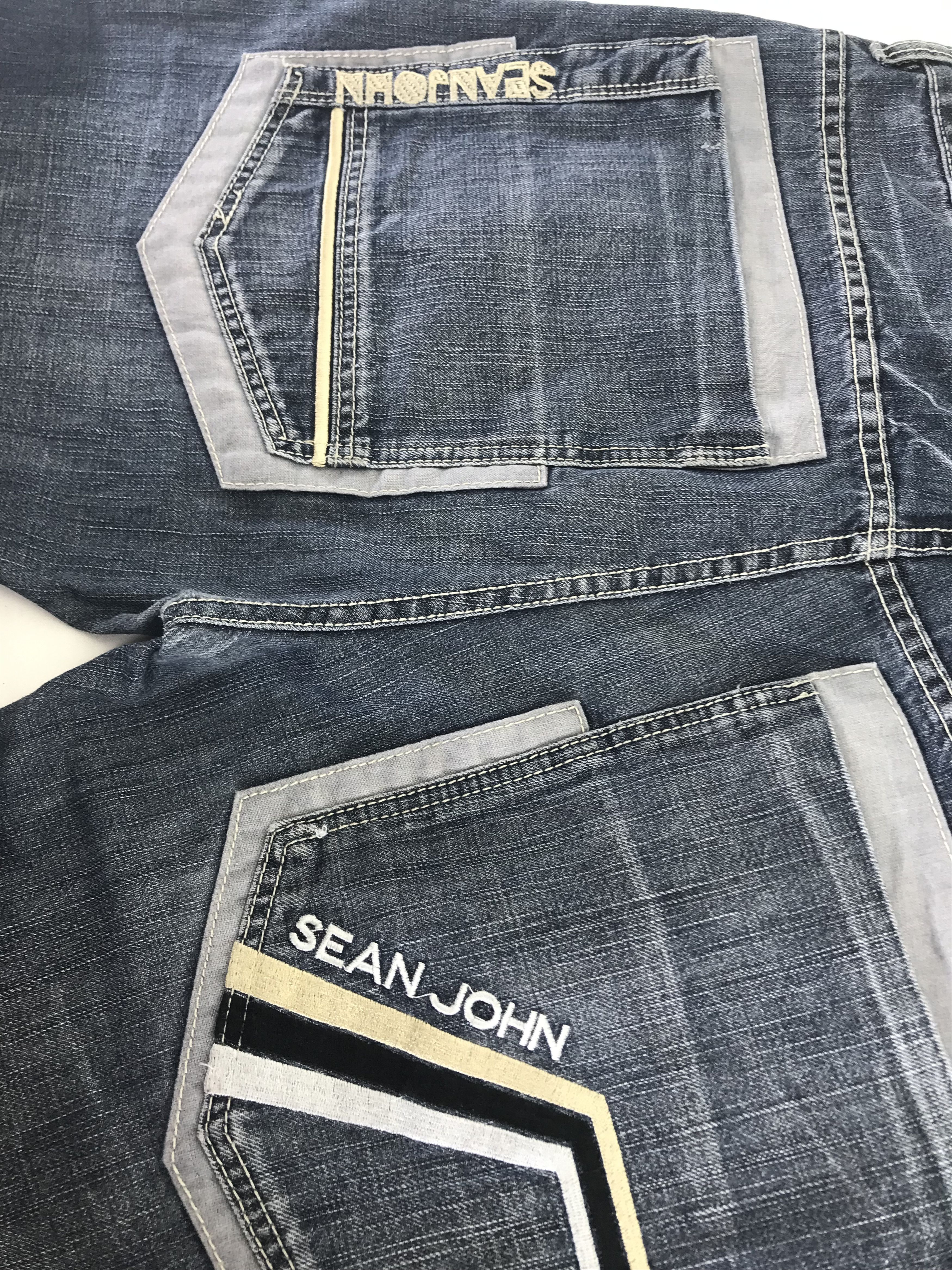 Sean John Vintage Sean John Big Pockets Baggy Jeans Wide Denim Size US 38 / EU 54 - 10 Thumbnail