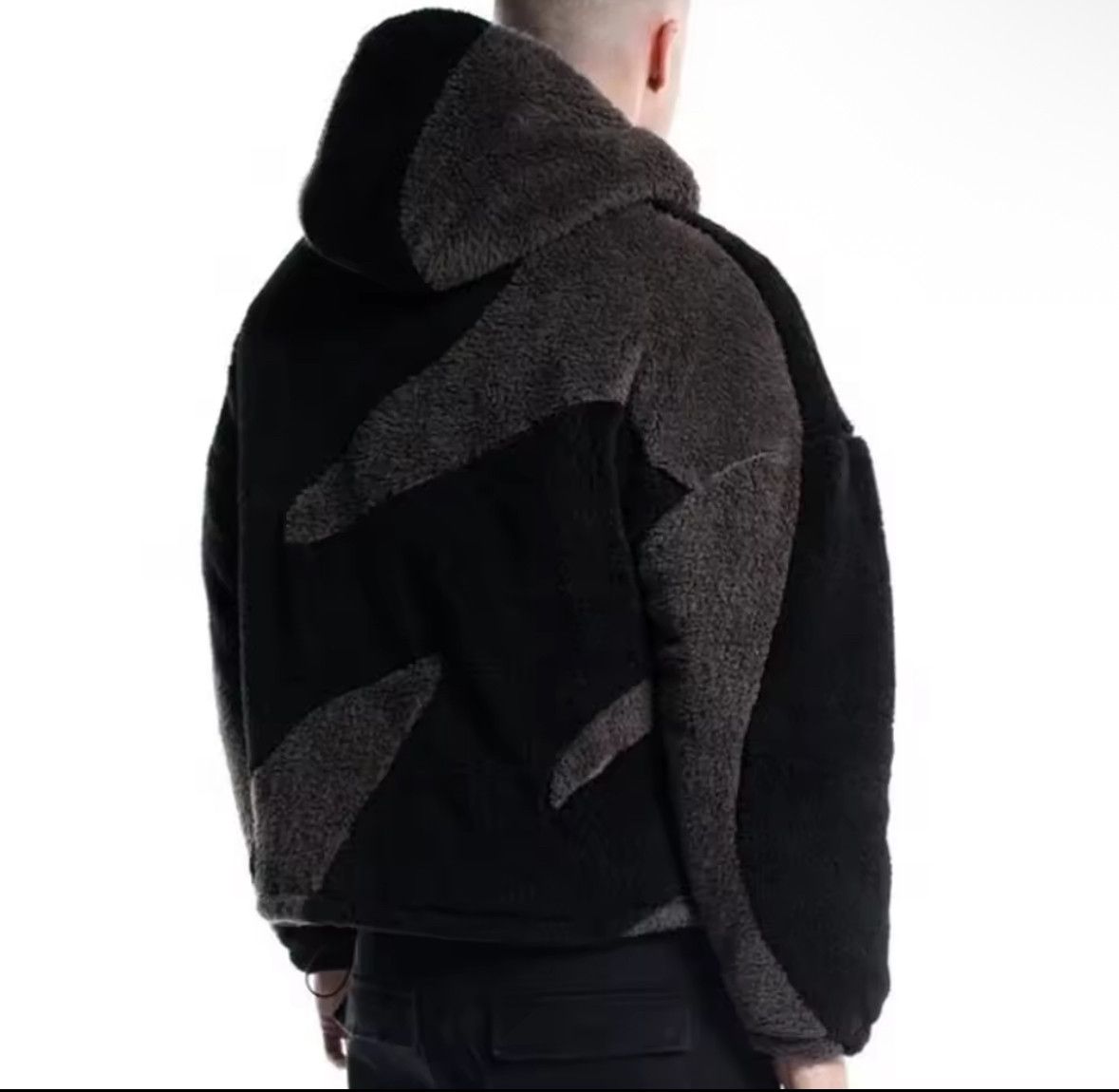 Other Retro Gothic Y2K Patchwork Jacquard Zipper Fashion Hoodies Size US L / EU 52-54 / 3 - 3 Thumbnail