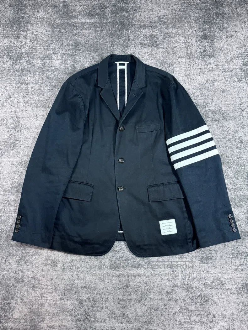 Thom Browne Thom Browne size 3 Blue Navy Collar Jacket Size 36R - 1 Thumbnail