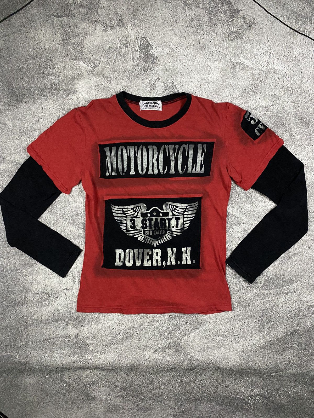 14th Addiction × If Six Was Nine × Japanese Brand Y2k double layer motor cycle ifsixwasnine longsleeve t shirt Size US M / EU 48-50 / 2 - 1 Thumbnail