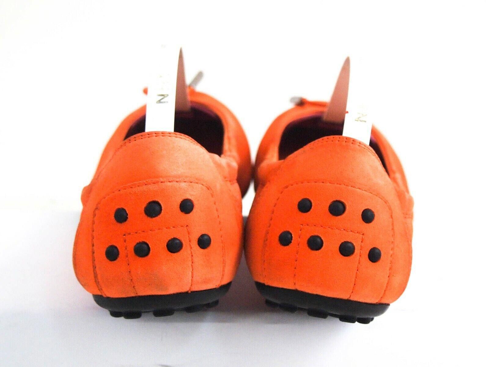 Tod's Tod's Ballet Flats Orange Suede Womens EU 36.5 US 6.5 Size US 6.5 / IT 36.5 - 8 Thumbnail