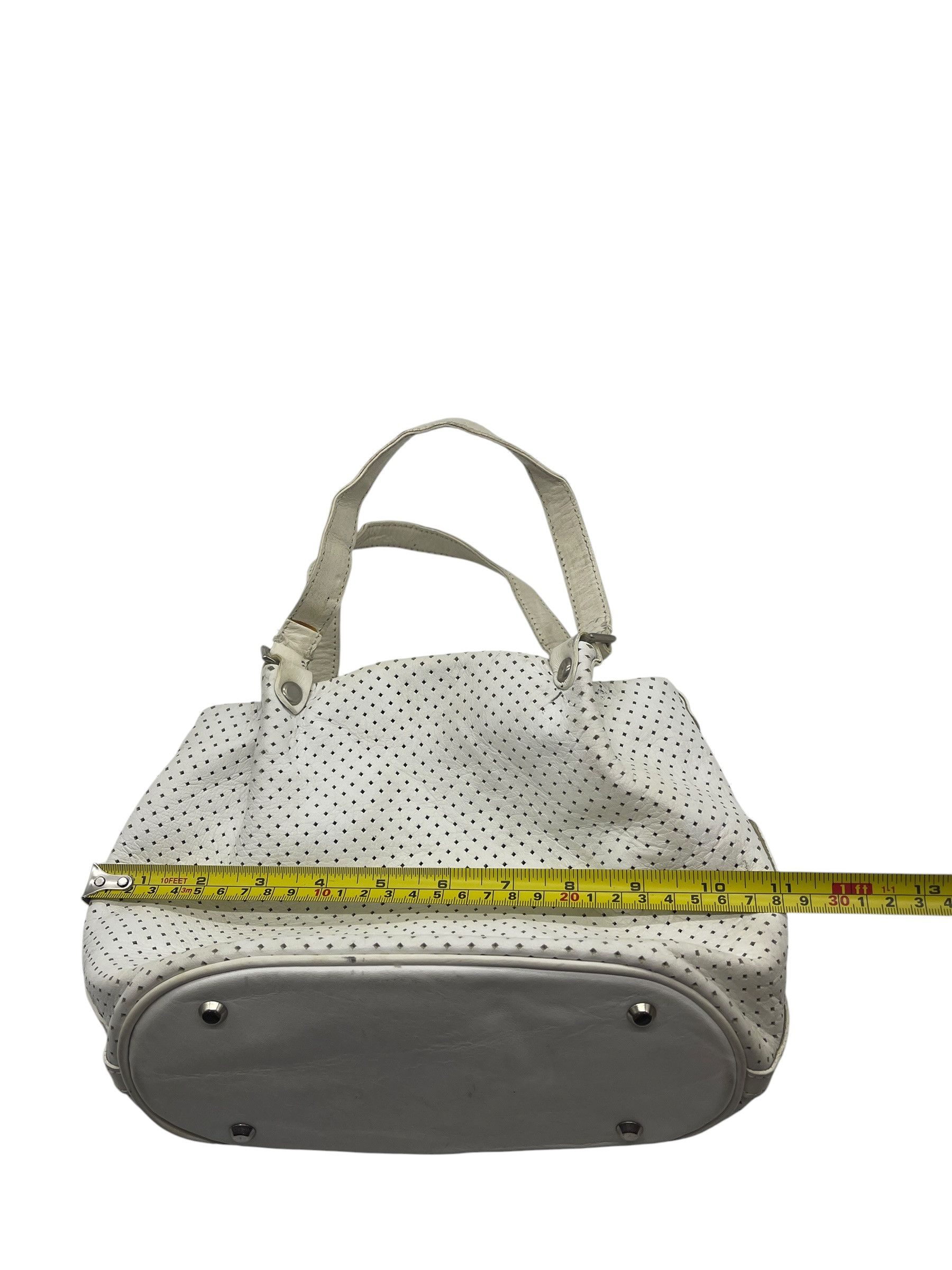 agnes b. Vintage agnès b. Voyage Perforated Leather Tote Shoulder Bag Size ONE SIZE - 15 Thumbnail