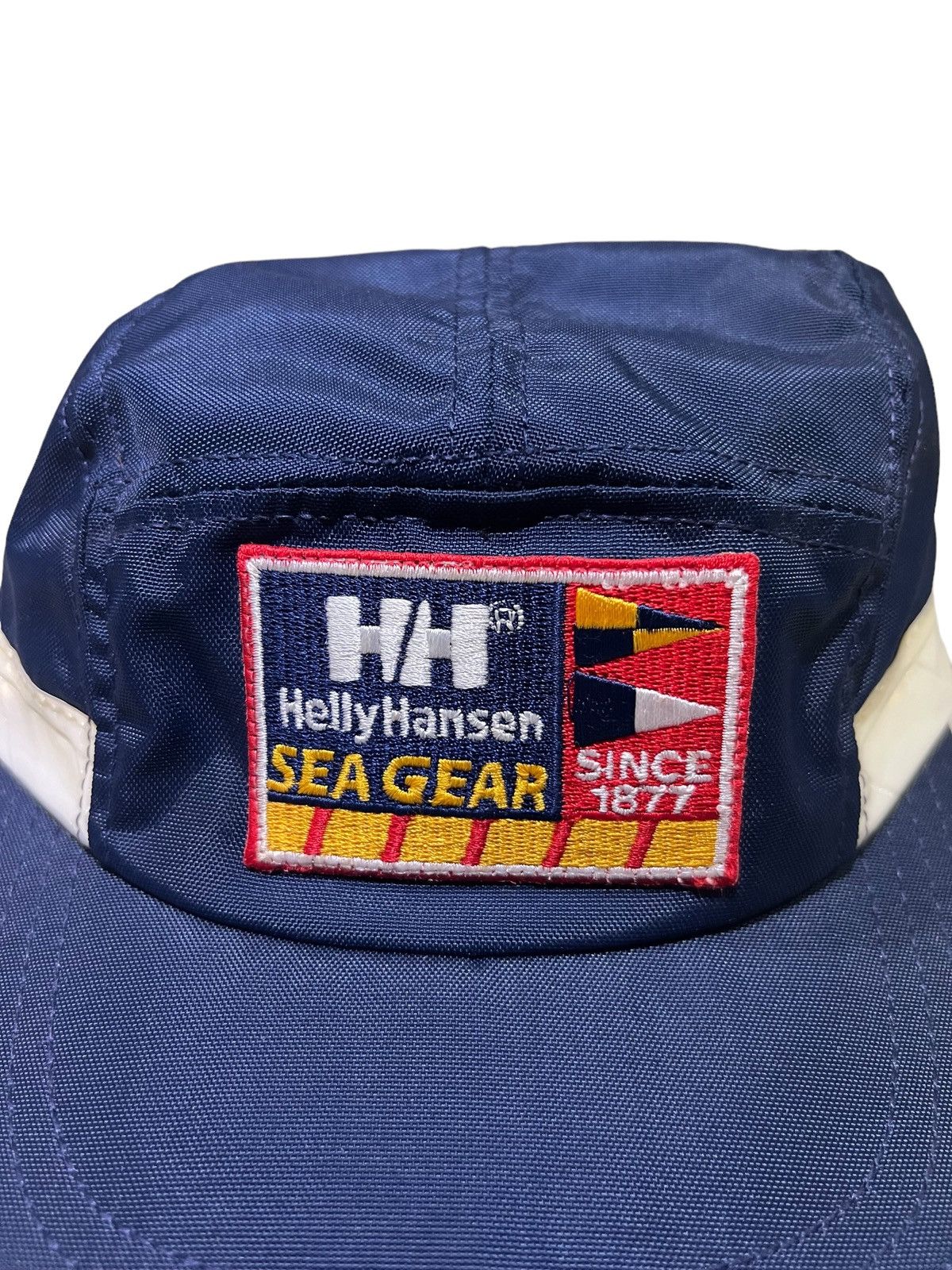 Helly Hansen 1990s Helly Hansen Sea Gear Patch 5 Panel Strapback Hat Cap Size ONE SIZE - 5 Thumbnail