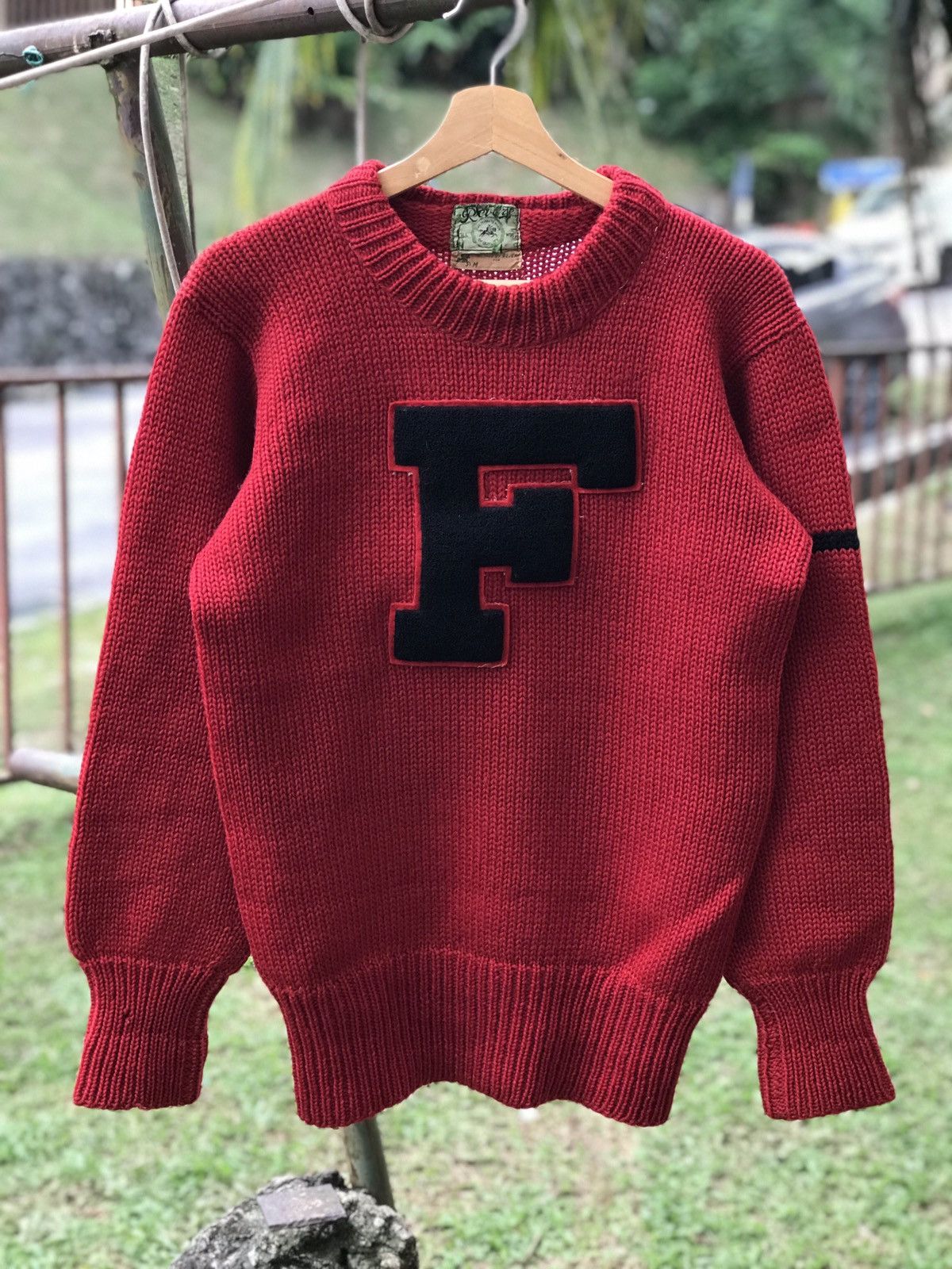 Vintage 🔥Vintage 50s-60s F by Revere wool Knitwear sweaters Size US M / EU 48-50 / 2 - 1 Thumbnail