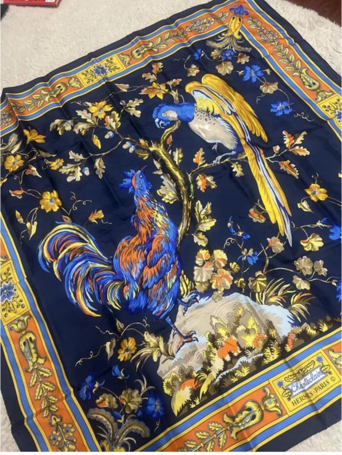 Hermes Vintage Hermes Silk Carre *Chanteclair* Size ONE SIZE - 1 Thumbnail