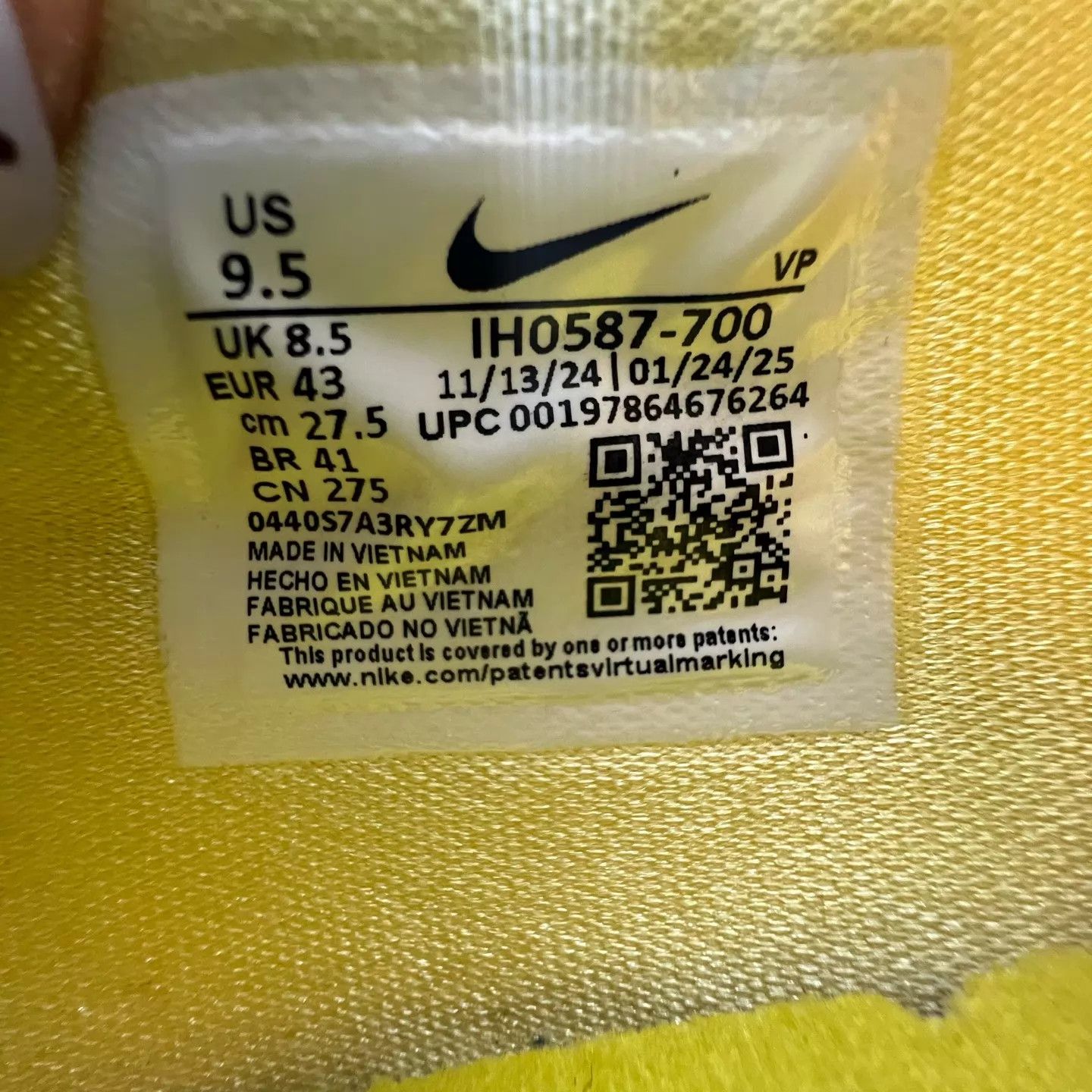 Nike Nike ZK4 High School Black/Yellow 43 Size US 10 / EU 43 - 8 Thumbnail