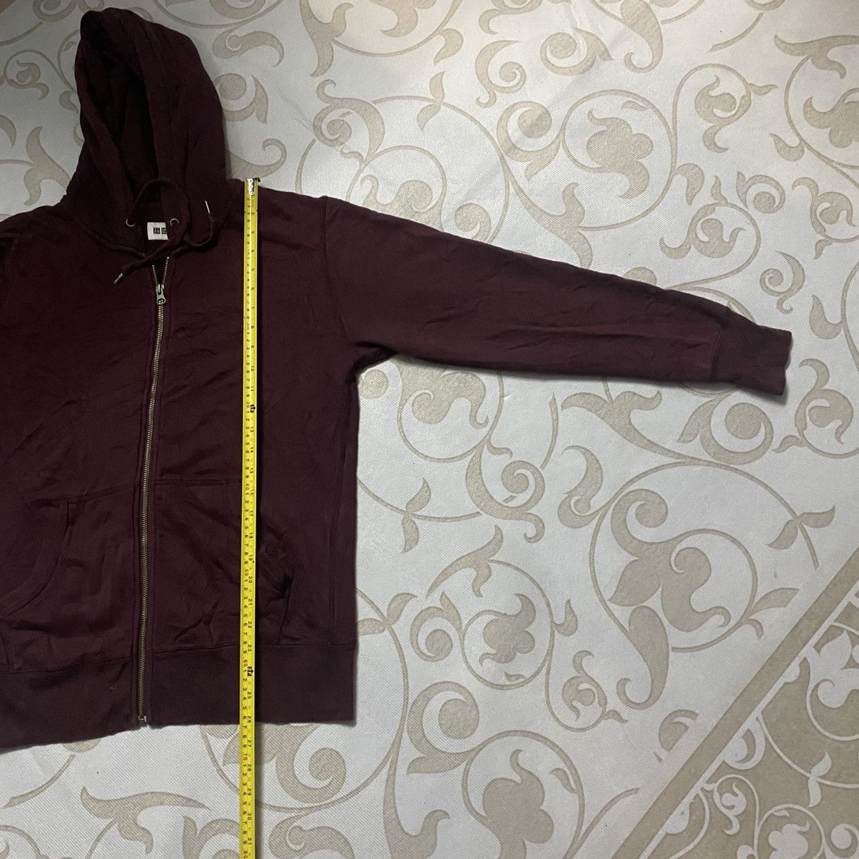 Uniqlo Uniqlo Plain Maroon Hoodie Size US M / EU 48-50 / 2 - 5 Thumbnail
