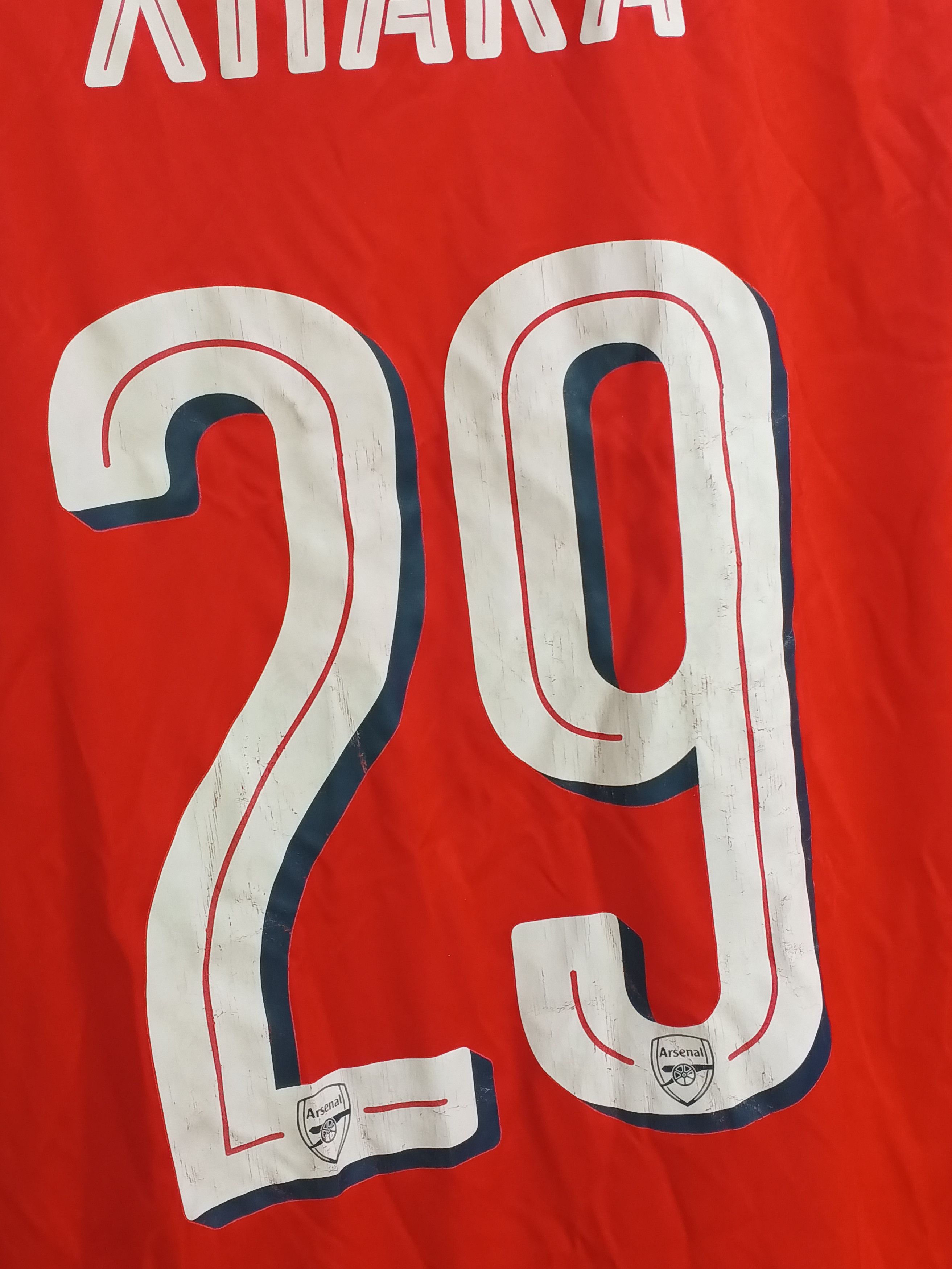 Puma 2016-17 Arsenal Home Shirt Xhaka Football Jersey Size US L / EU 52-54 / 3 - 8 Thumbnail