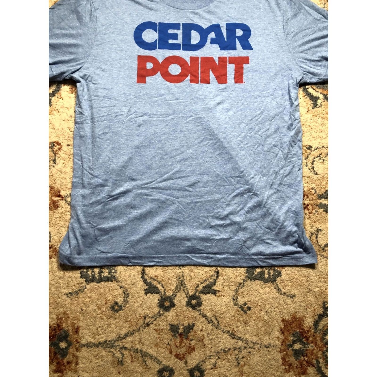 Vintage VINTAGE Cedar Point Shirt Mens XL Blue Homage Graphic Tee Theme Park Size US XL / EU 56 / 4 - 5 Thumbnail