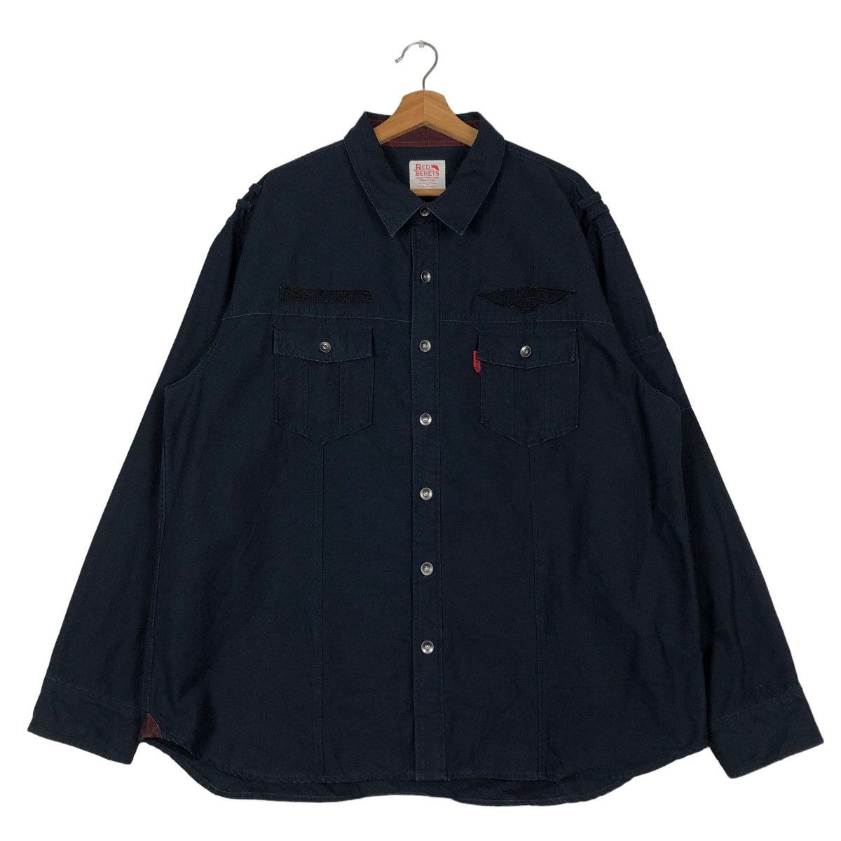 Japanese Brand 🔥Vintage Shirt Jacket Red Berets Japan Made Issey Miyake Size US L / EU 52-54 / 3 - 1 Thumbnail