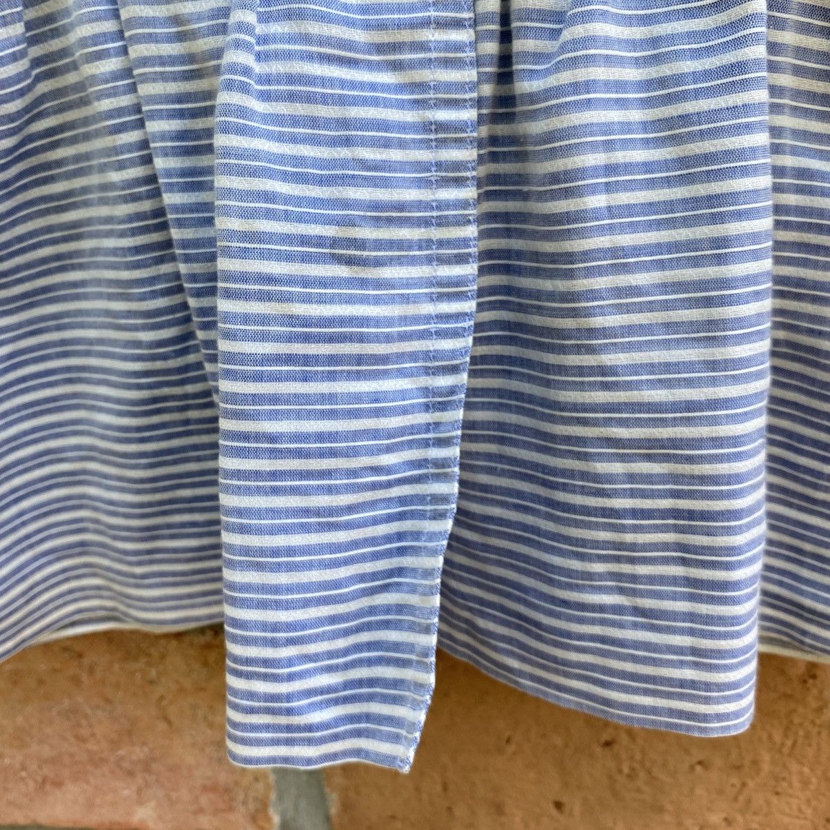 Givenchy Givenchy Blue Striped Peplum Button-Down Top Size S / US 4 / IT 40 - 5 Thumbnail