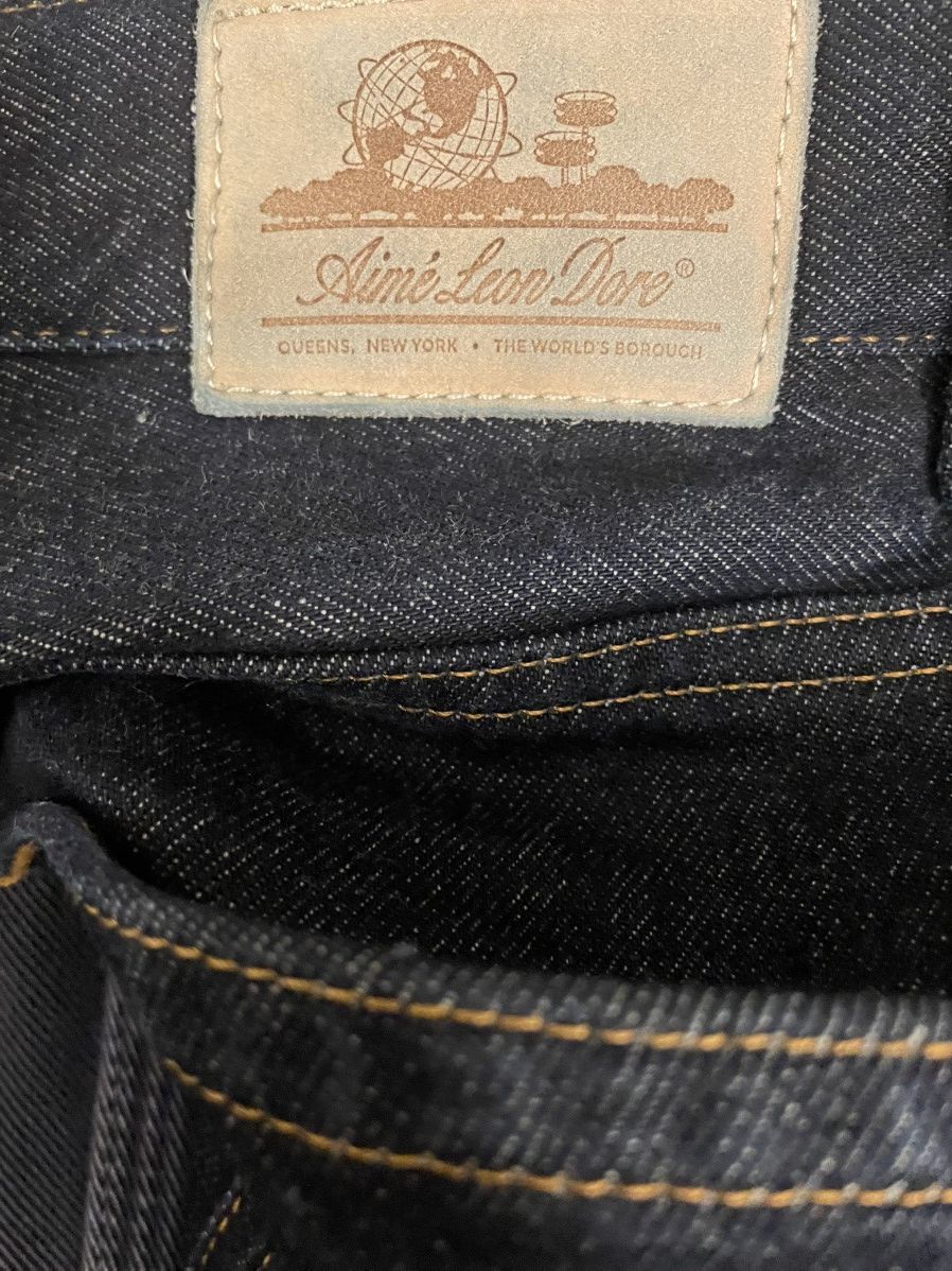Aime Leon Dore Aime Leon Dore 5 PKT Raw indigo jeans Size US 32 / EU 48 - 6 Thumbnail