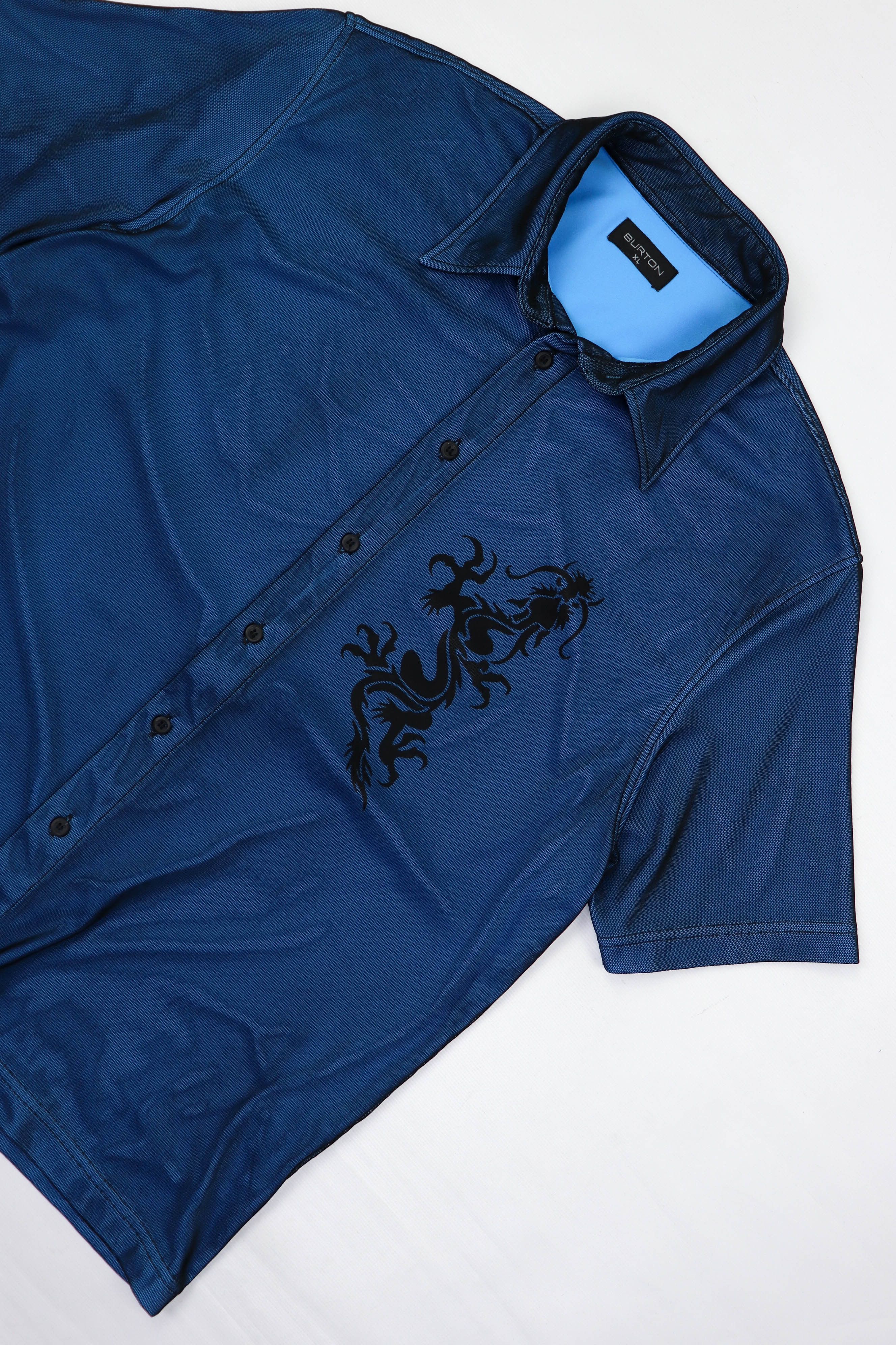 Burton Burton Vintage Dragon Graphics Mesh Double Layered Shirt Size US L / EU 52-54 / 3 - 5 Thumbnail