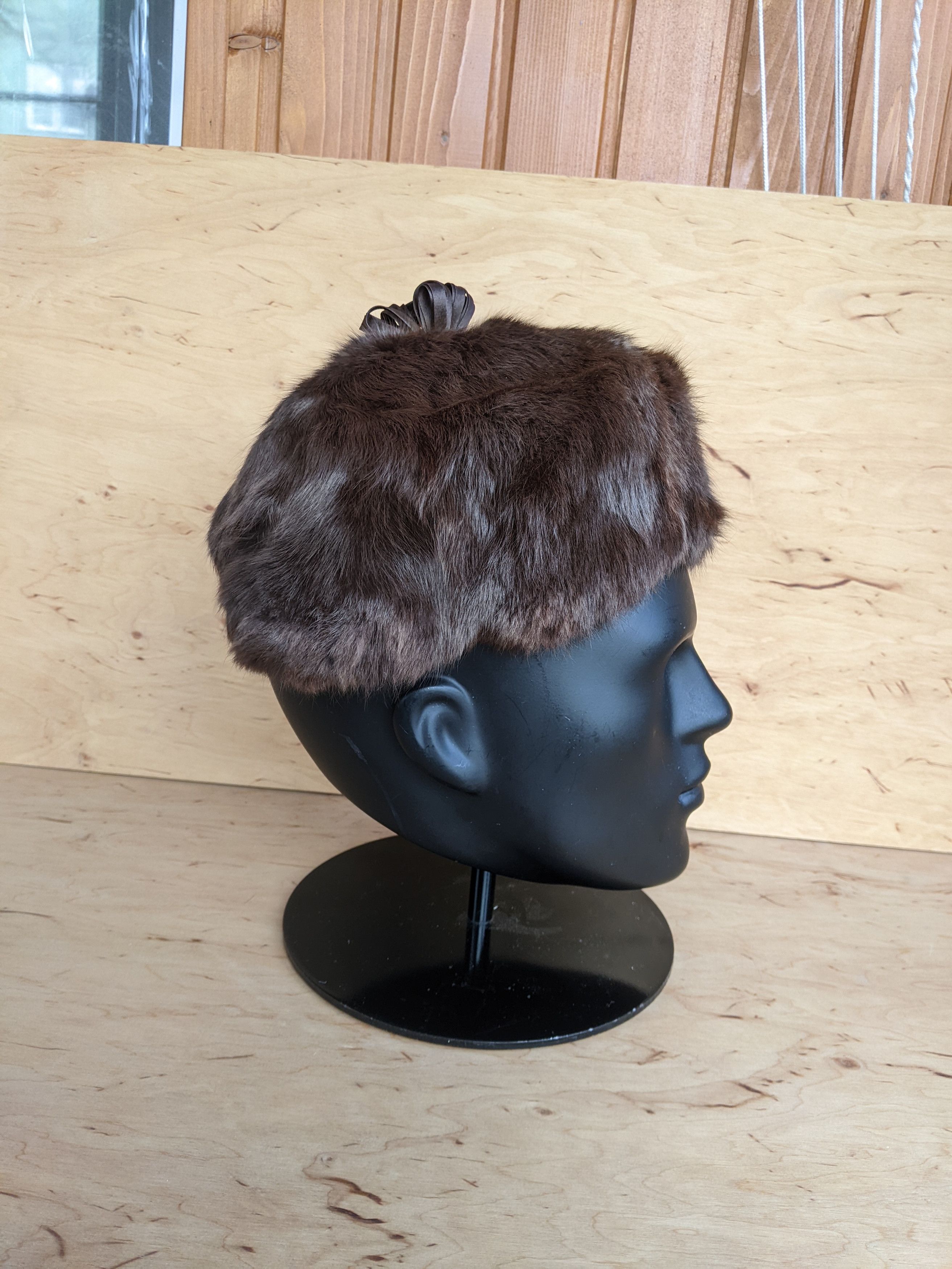 Japanese Brand Edna Wallace Vintage 70s Genuine Fur Hat Kangol Gucci Size ONE SIZE - 4 Thumbnail