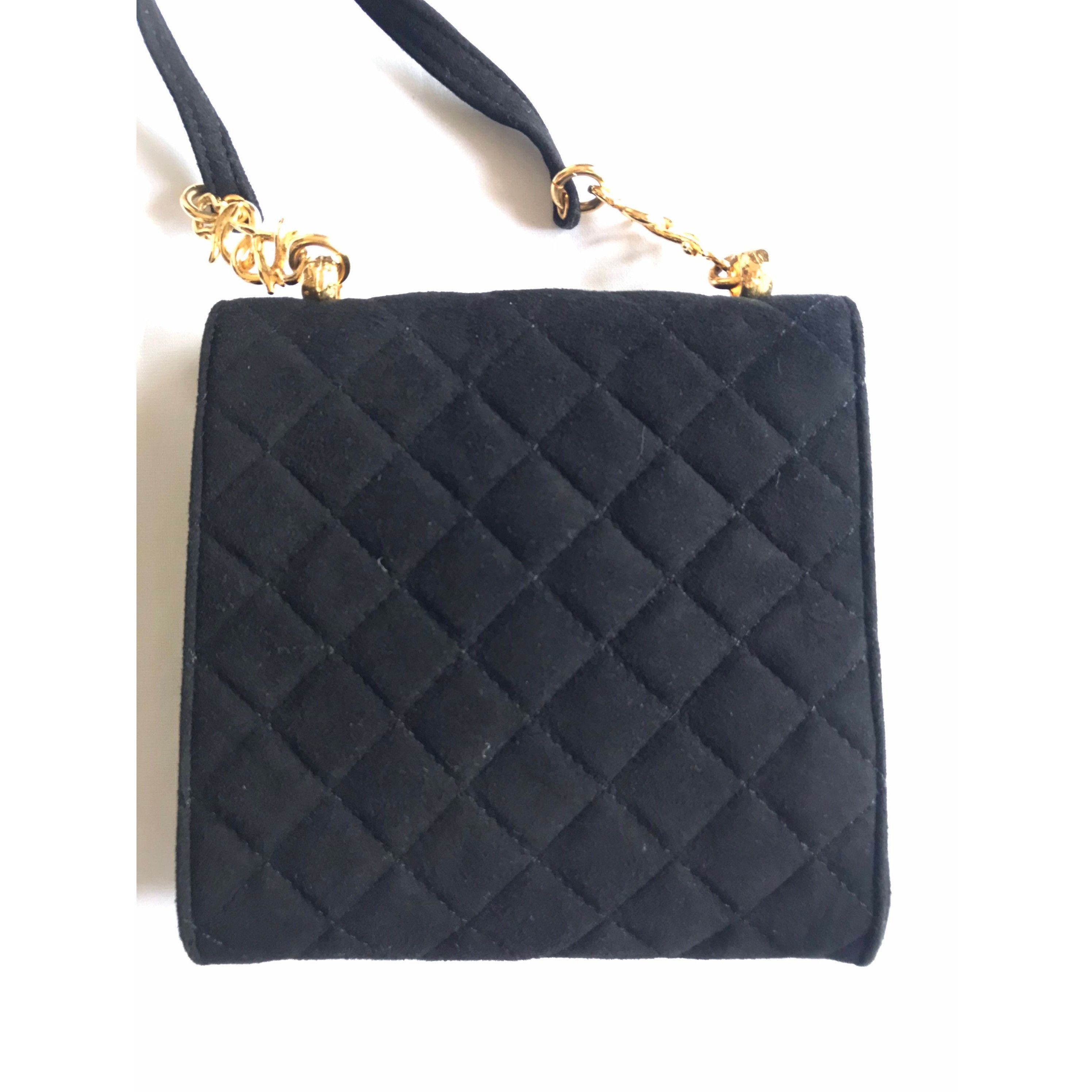 Sonia Rykiel Vintage Sonia Rykiel black suede leather bag, quilted. Size ONE SIZE - 5 Thumbnail