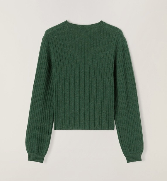 Loro Piana o1w1db10724 Maras Crewneck Sweater in Green Size M / US 6-8 / IT 42-44 - 2 Thumbnail