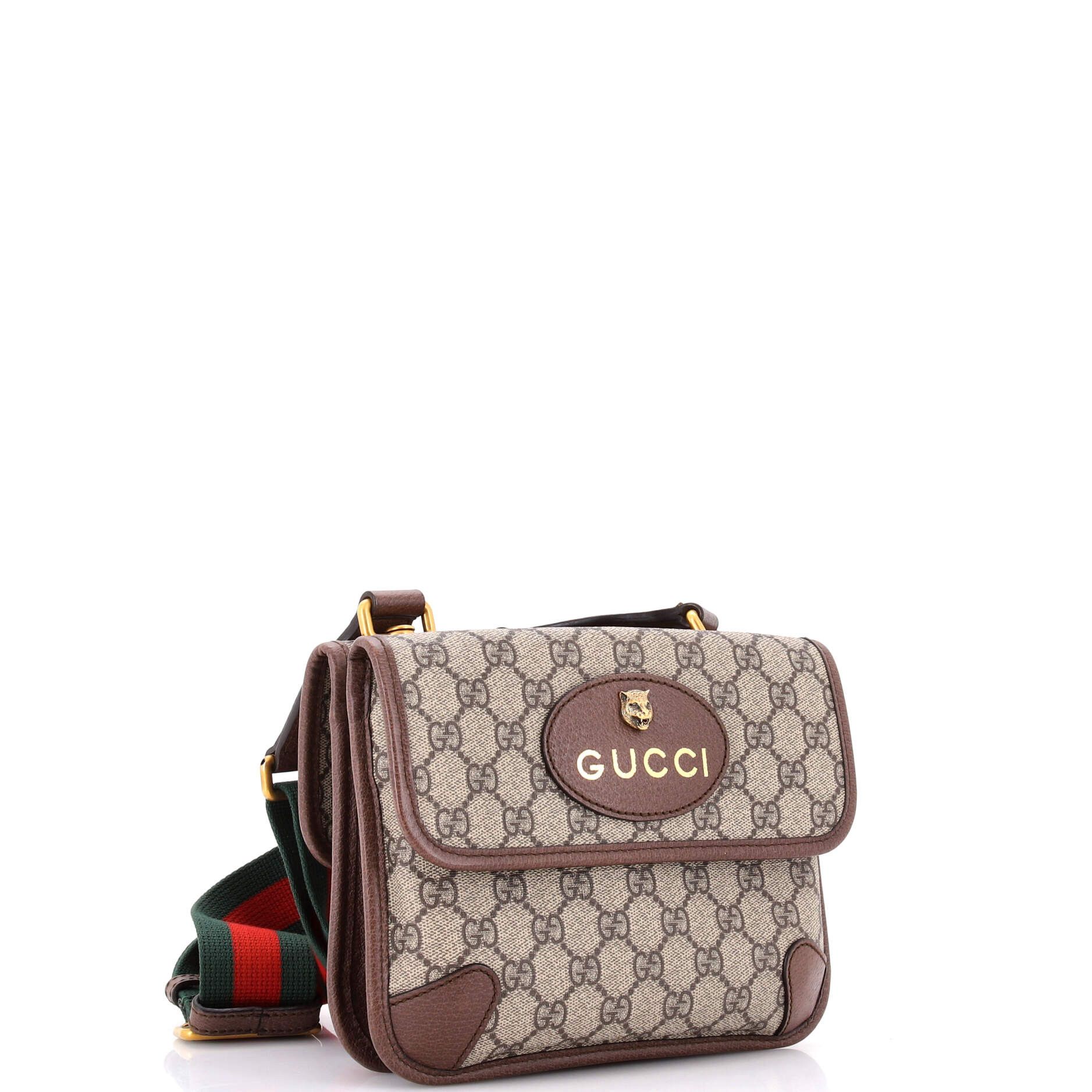 Gucci Neo Vintage Flap Messenger GG Coated Canvas Small Size ONE SIZE - 1 Thumbnail