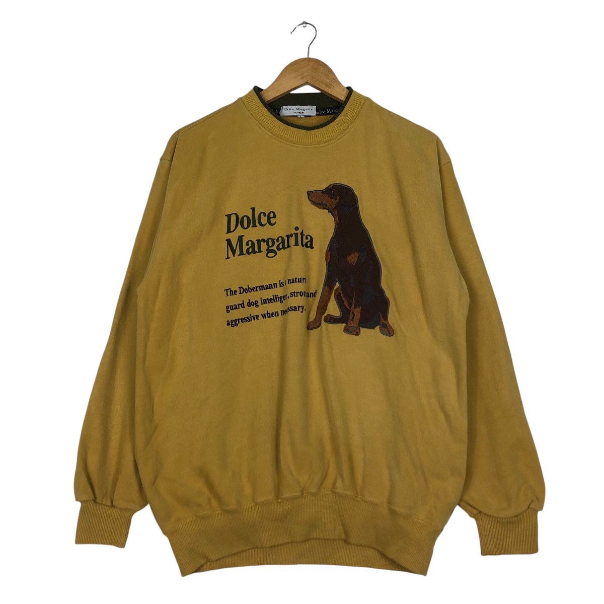 Vintage Dolce Margarita Vintage Sweatshirt Dog Lovers Medium Size US M / EU 48-50 / 2 - 1 Thumbnail