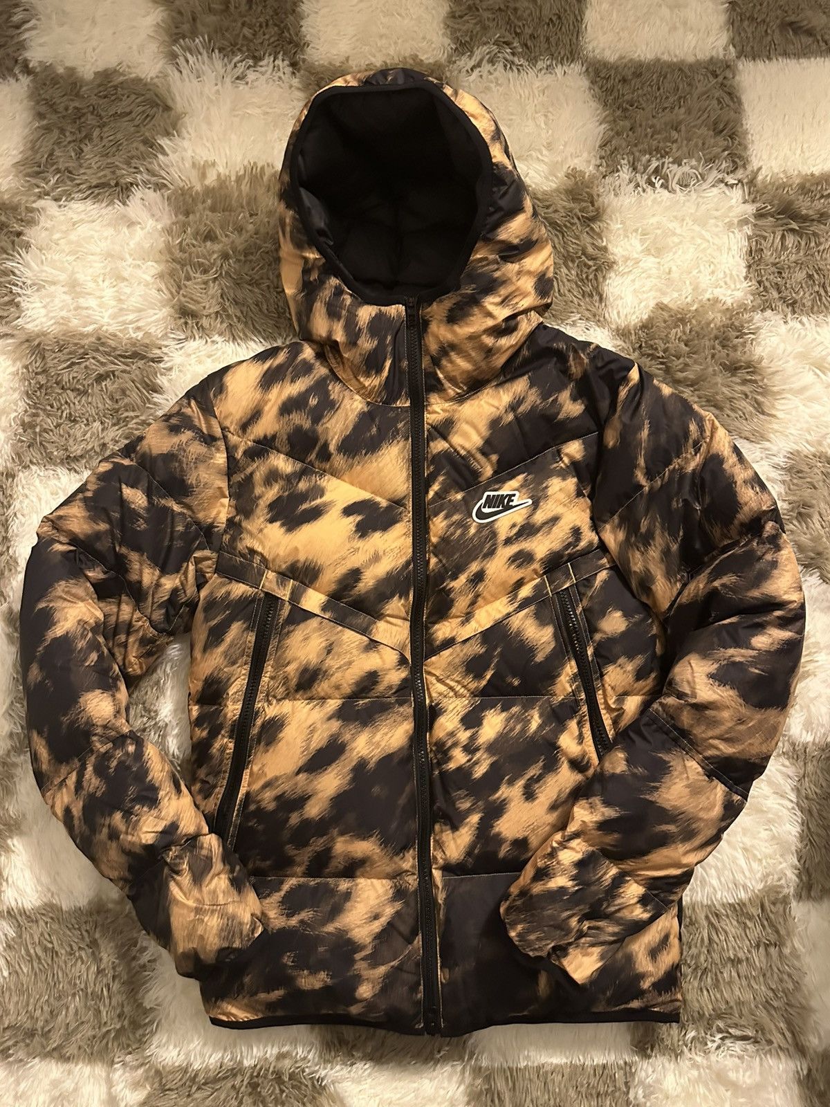 Nike Black orange nike storm fit puffer Size US XS / EU 42 / 0 - 1 Thumbnail