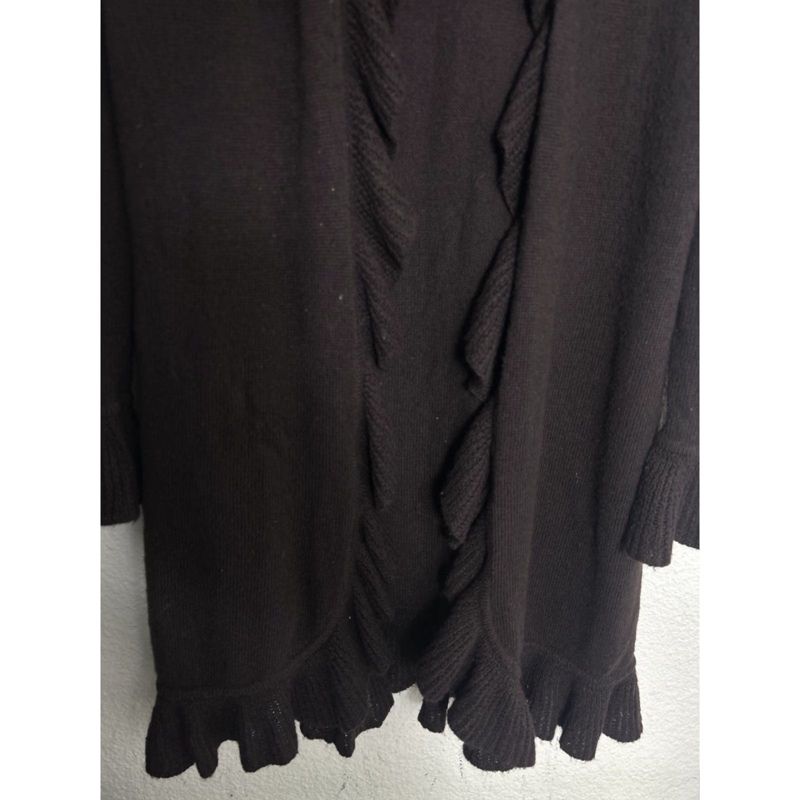 Chaps Chaps Cardigan Womens XL Brown Cotton Nylon Viscose Angora Pullover Sweater Size XL / US 12-14 / IT 48-50 - 5 Thumbnail