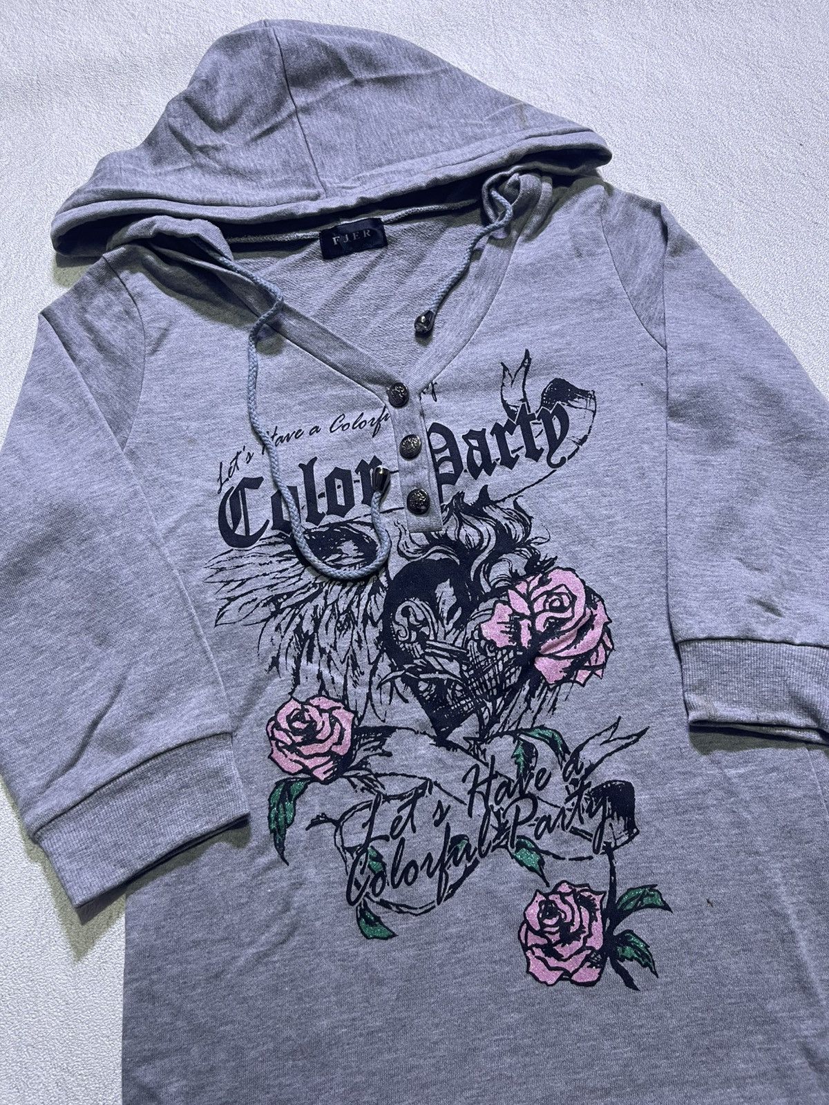 Japanese Brand Y2K FJER hoodies women ifsixwasnine style Size M / US 6-8 / IT 42-44 - 3 Thumbnail