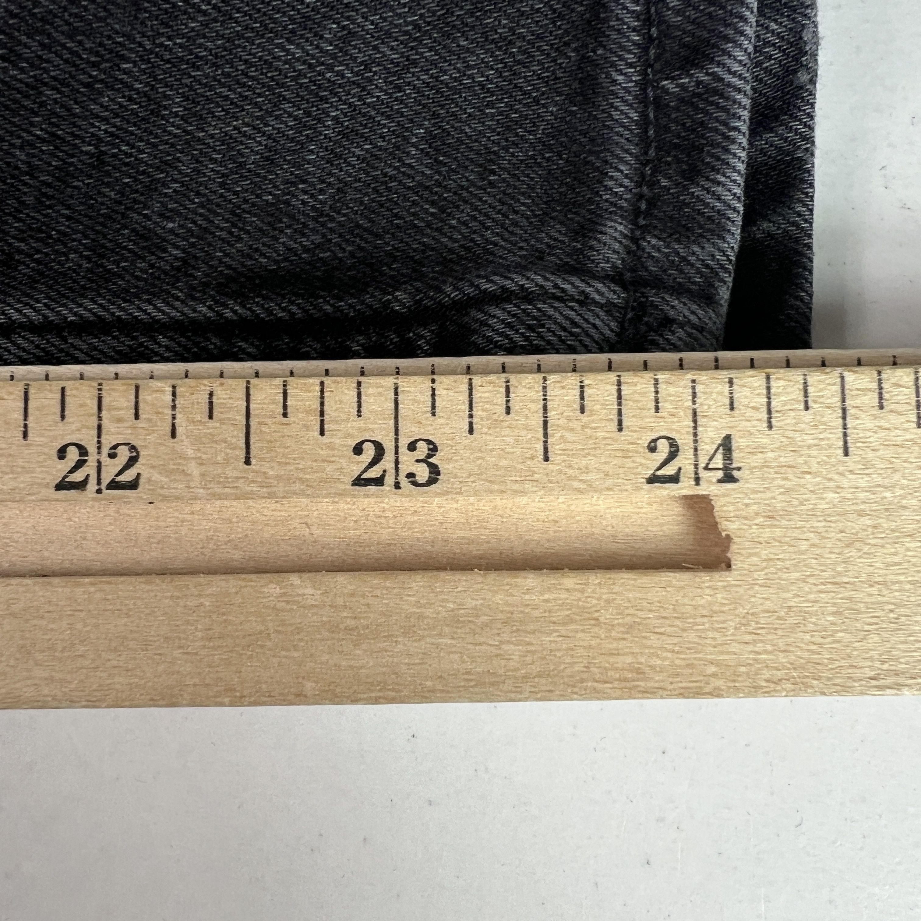 Agolde AGOLDE Jeans Riley Crop Mid Rise Straight Black Faded Denim Size 26" / US 2 / IT 38 - 16 Thumbnail