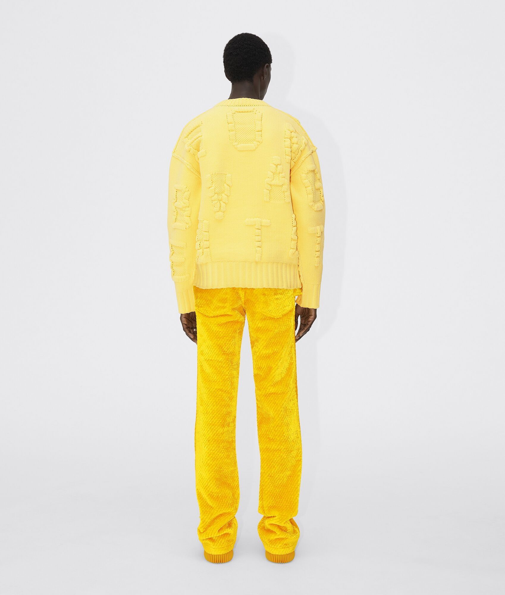 Bottega Veneta o1w1db10325 Pant in Yellow Size US 32 / EU 48 - 3 Thumbnail