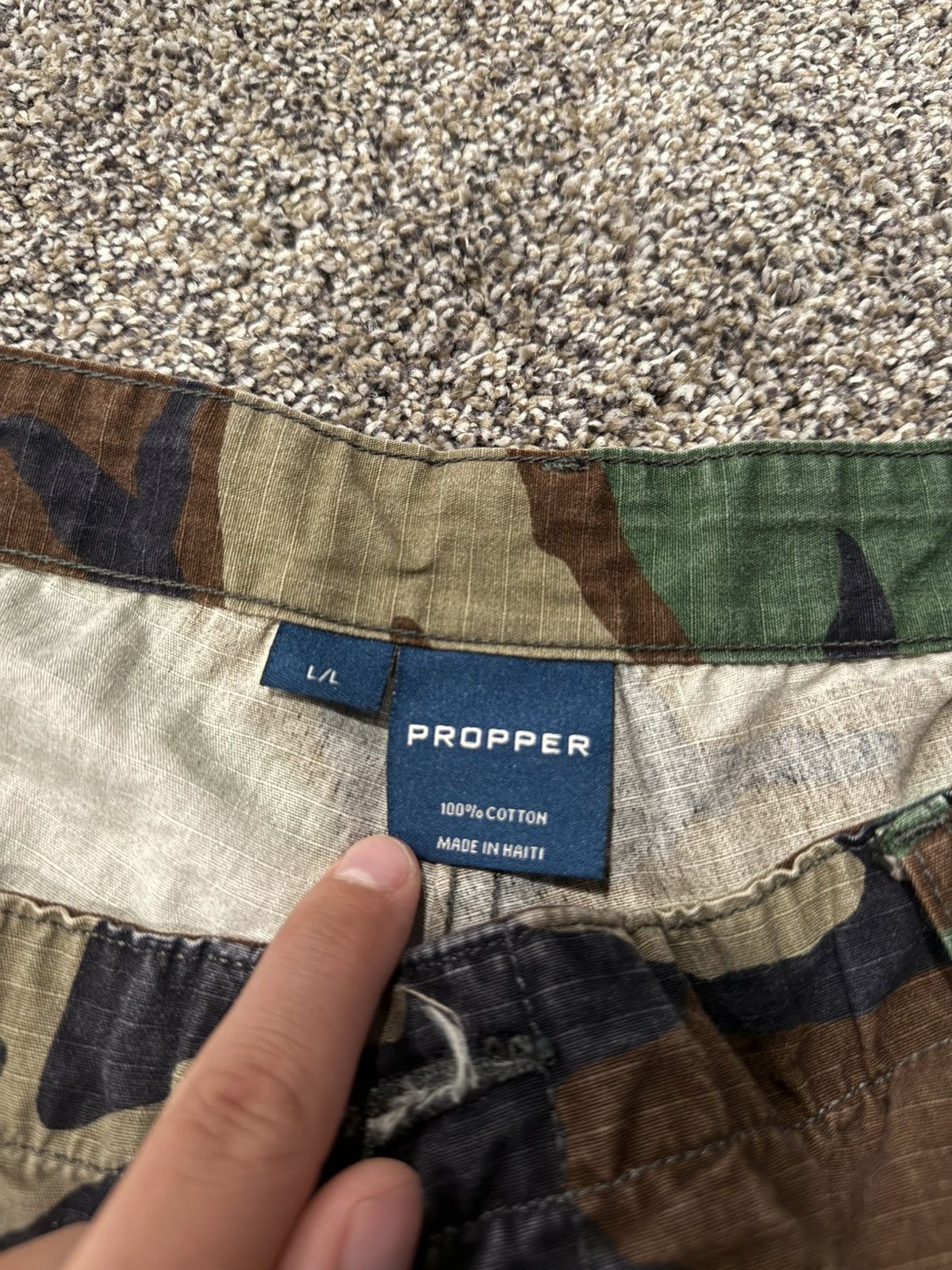 Propper Vintage Propper Camo Cargo Pants Size US 32 / EU 48 - 3 Thumbnail