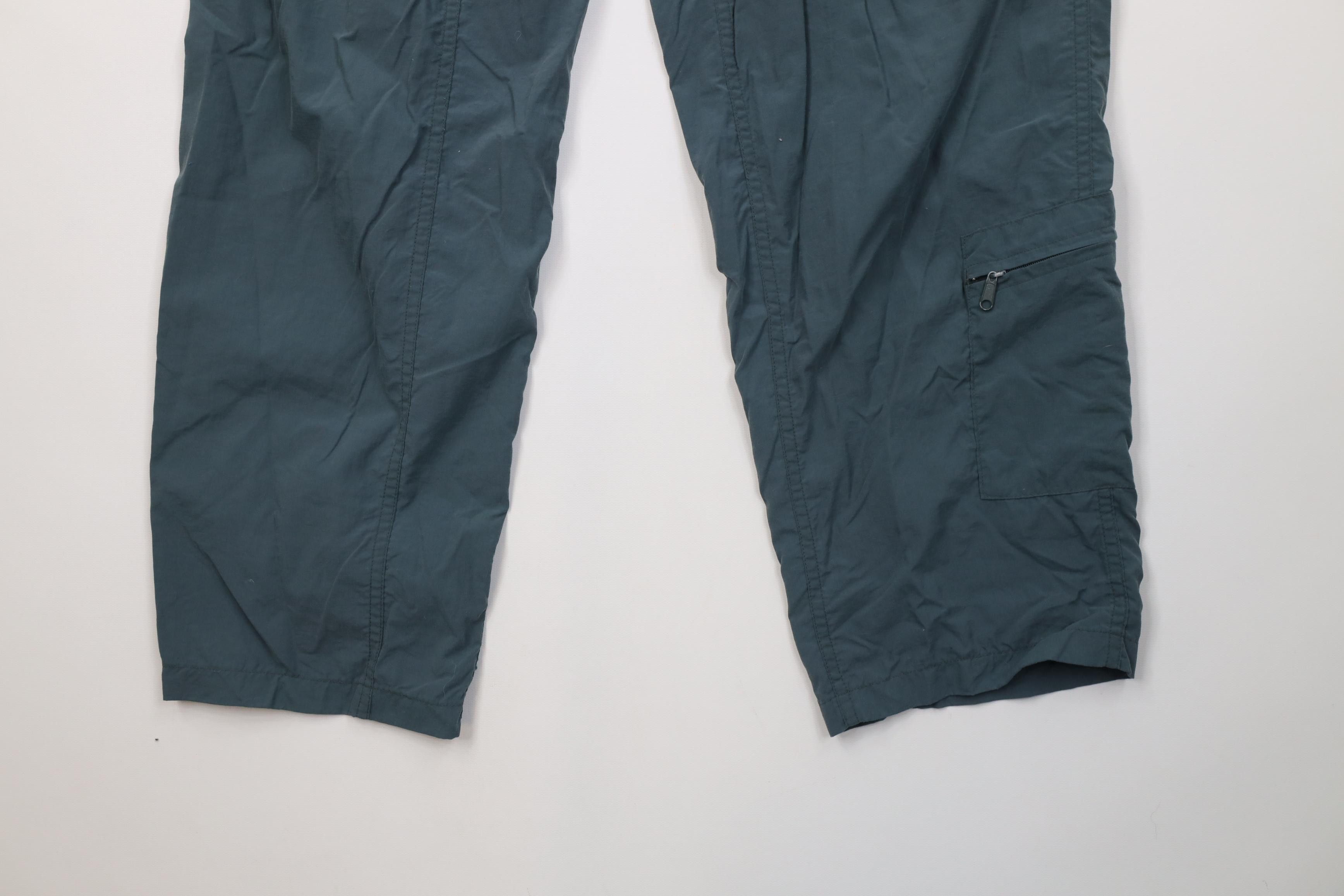 ExOfficio Vintage 90s Y2K ExOfficio Hiking Trekking Pants Teal Green Size US 34 / EU 50 - 13 Thumbnail