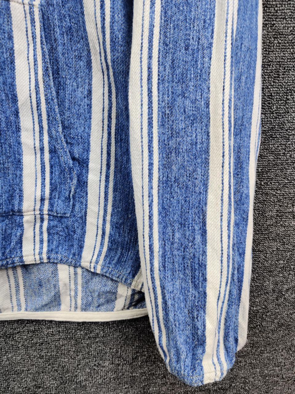 Levi's Made & Crafted Vintage 90s Levi's Made & Crafted Striped Hoodie Jacket Size US S / EU 44-46 / 1 - 3 Thumbnail