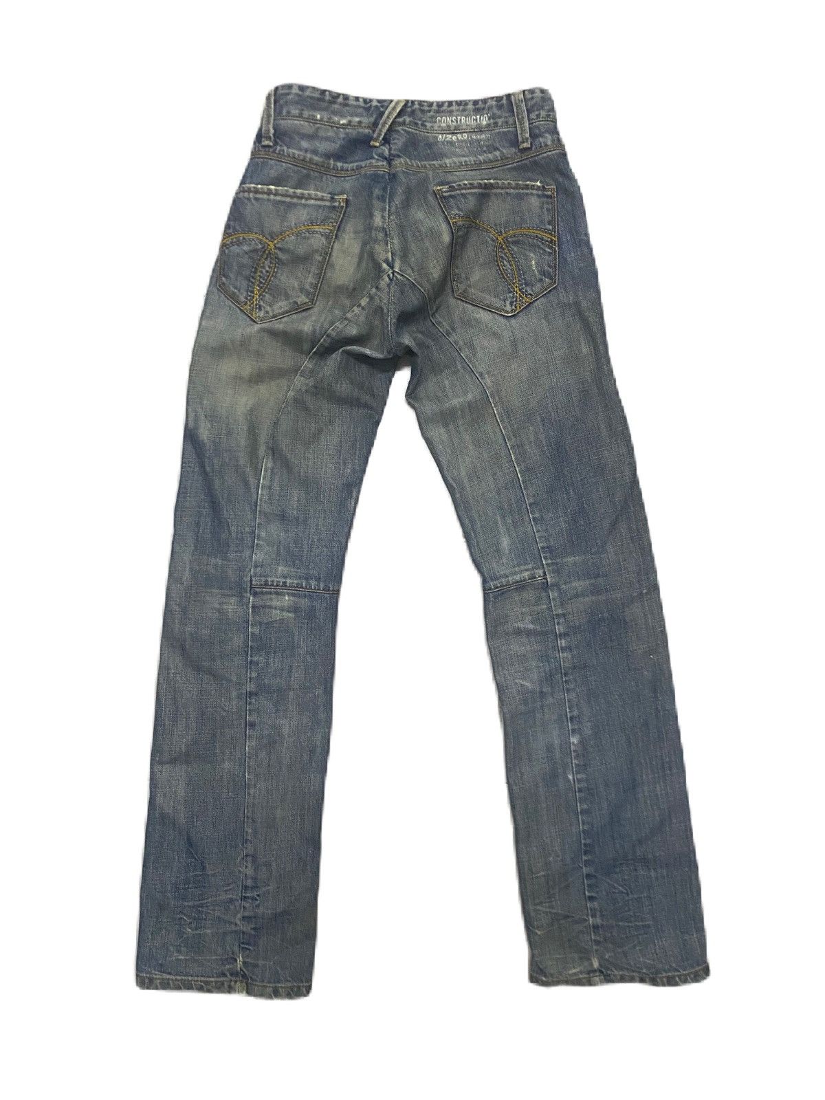 Label Under Construction ITALY BRAND 0/ZERO CONSTRUCTION DISTRESS CASUAL STYLE Size US 30 / EU 46 - 2 Thumbnail