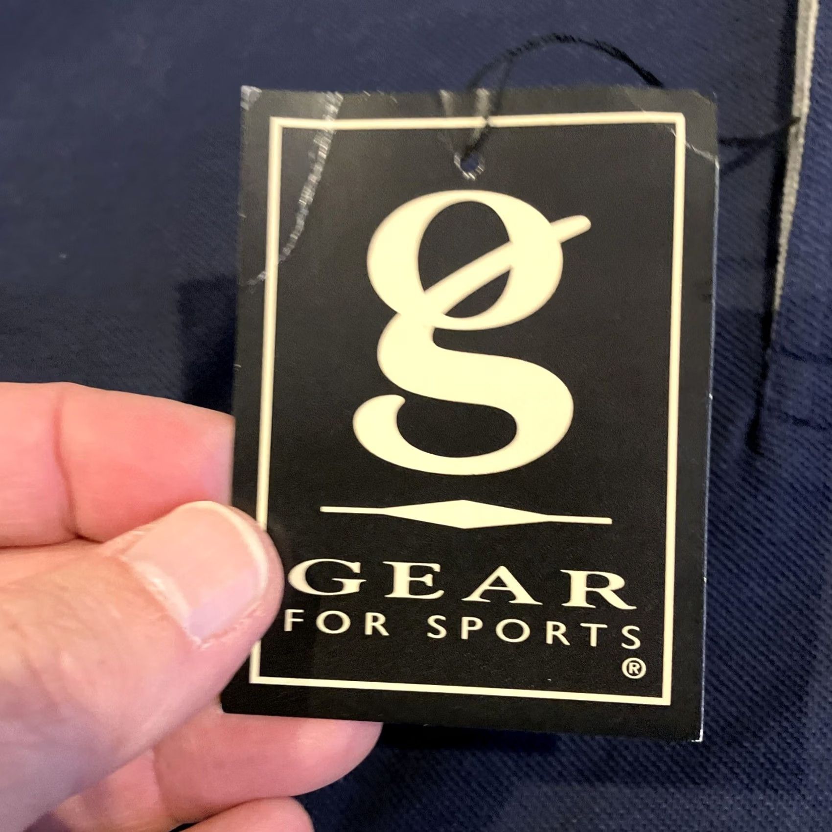 Vintage VINTAGE GEAR FOR SPORTS Polo Shirt Men Large Navy Golf 2003 US Open Olympia Fields NWT Rare Size US L / EU 52-54 / 3 - 3 Thumbnail