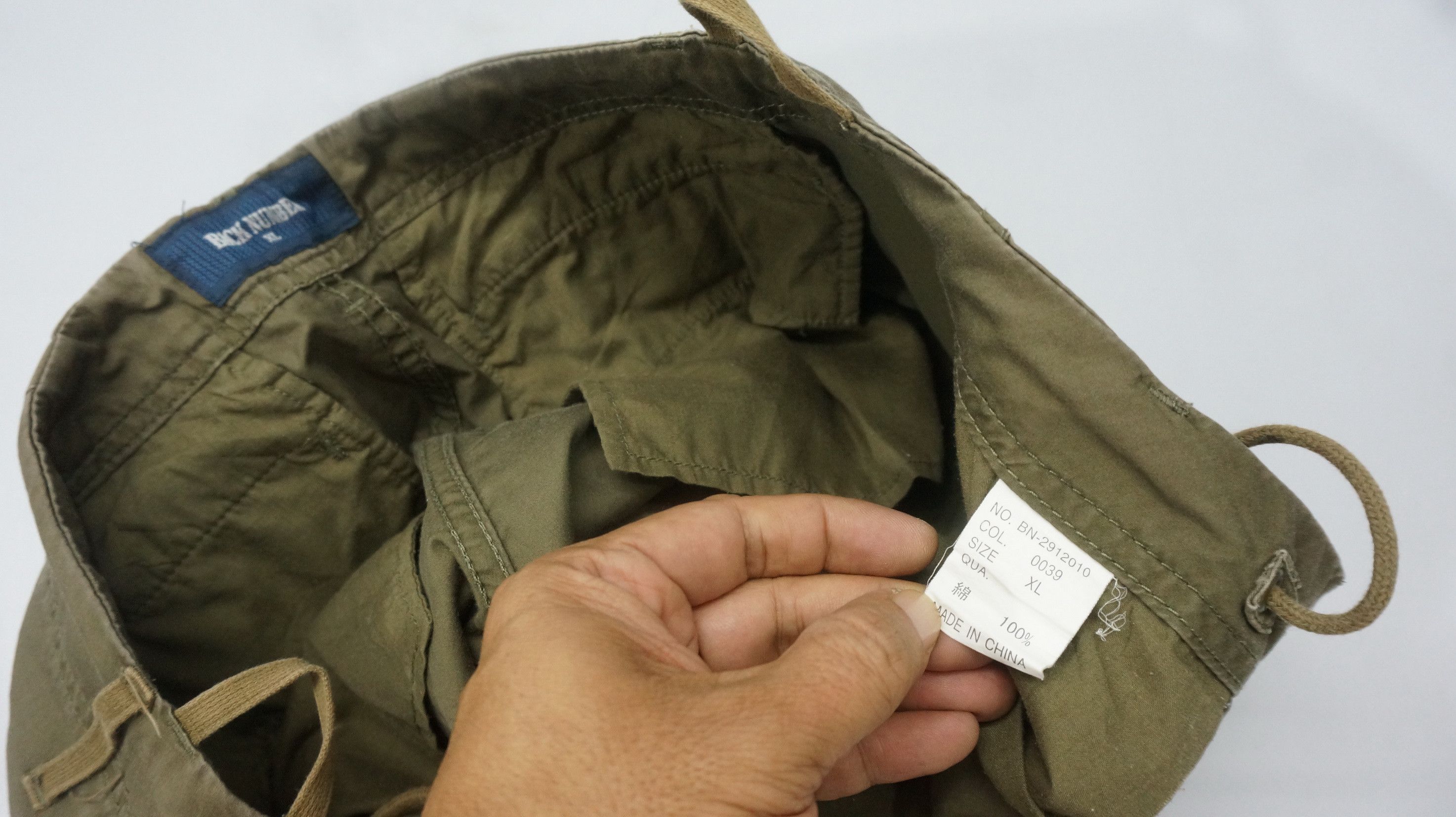 Japanese Brand BACK NUMBER Tactical Lightweight Roll Up Cargo Pants Size US 34 / EU 50 - 13 Thumbnail