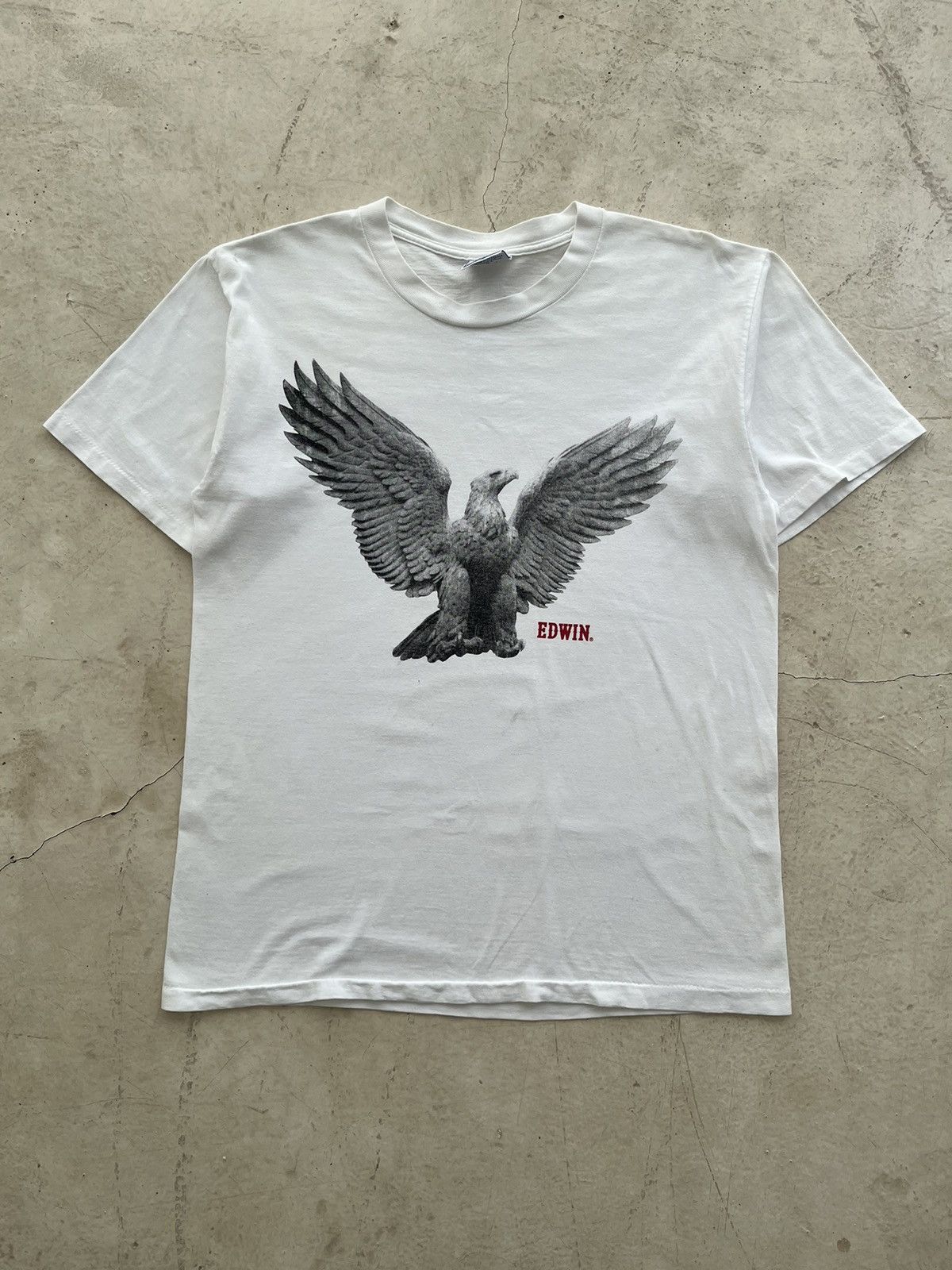 Blue Blue Japan × Edwin × Vintage 1990's EDWIN ' Eagle Sculpture' Size US L / EU 52-54 / 3 - 2 Thumbnail